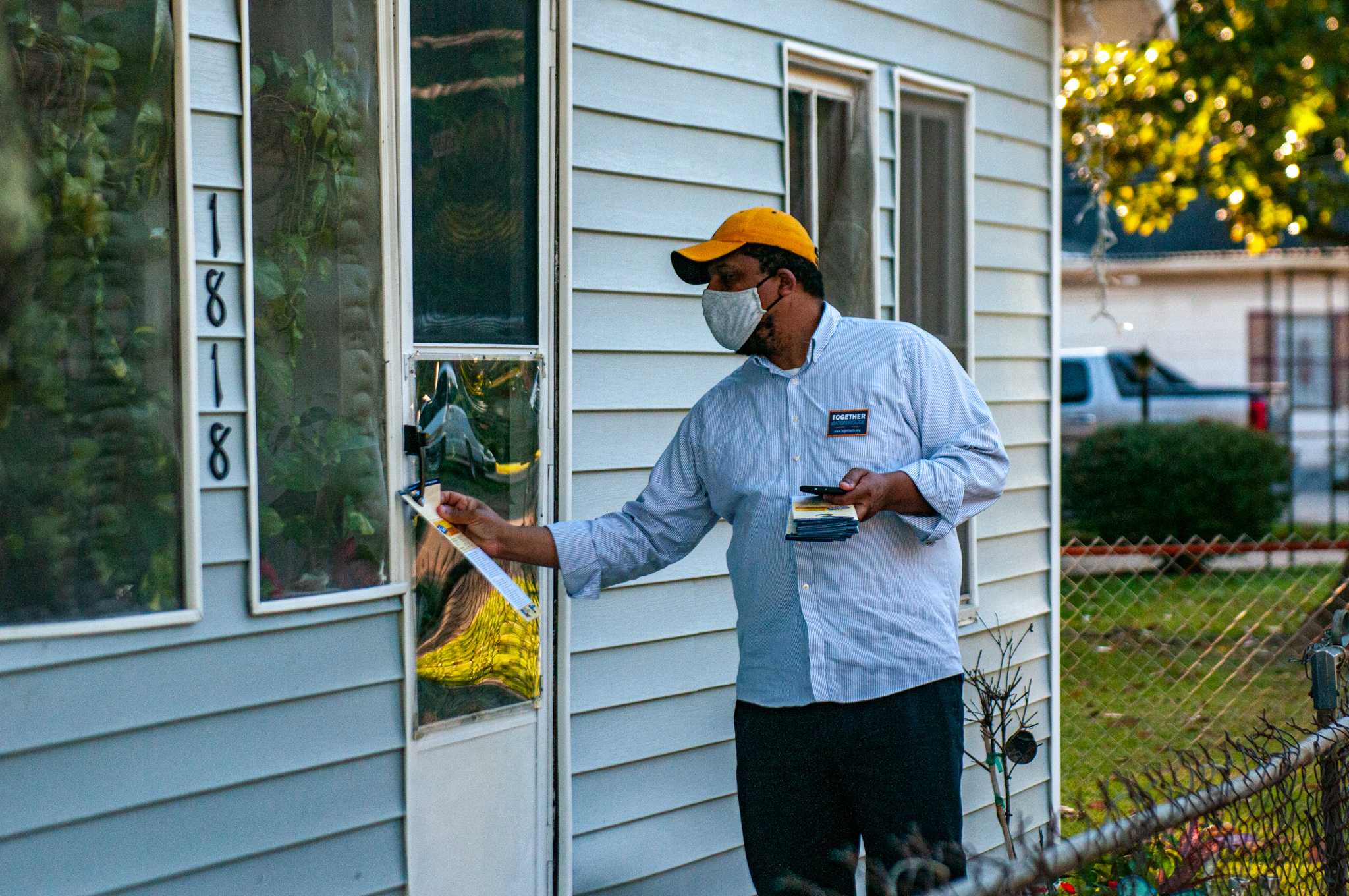 PHOTOS: Volunteers Canvass Neighborhoods On Election Day