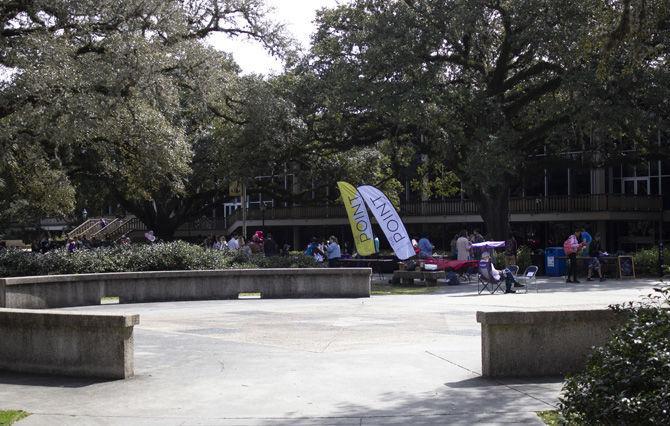 Free Speech Alley is located directly in front of the LSU Student Union on Thursday, Feb. 14, 2019.