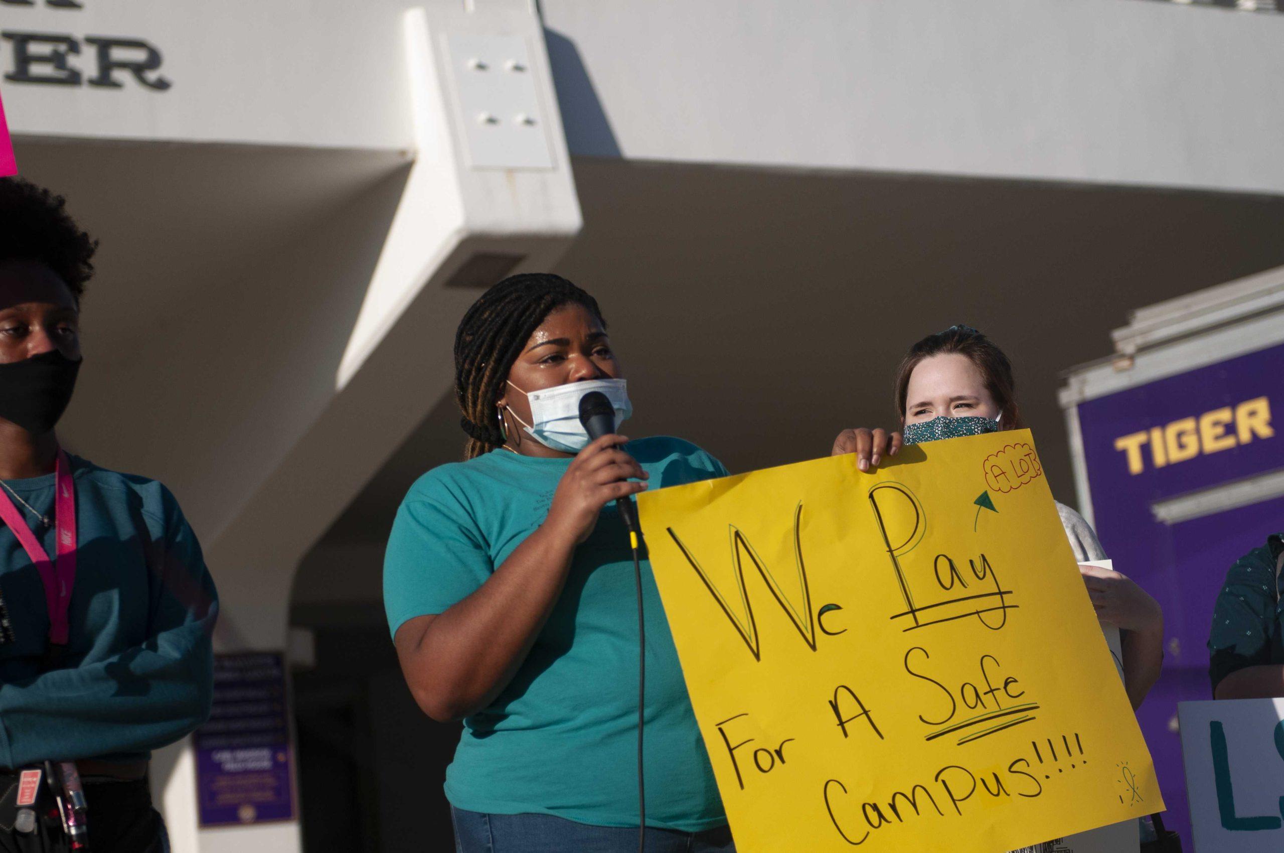 PHOTOS: LSU students protest against sexual assault