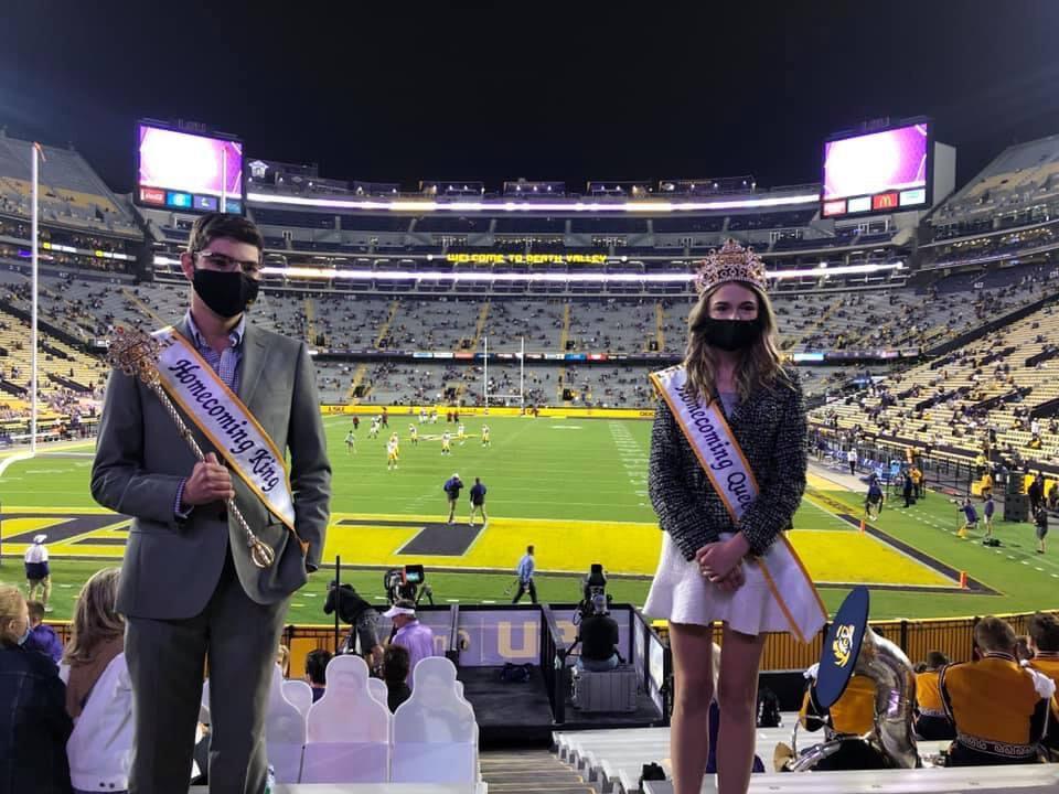 &#8216;A dream come true&#8217;: LSU Homecoming Royalty crowned socially distanced, amid coronavirus pandemic