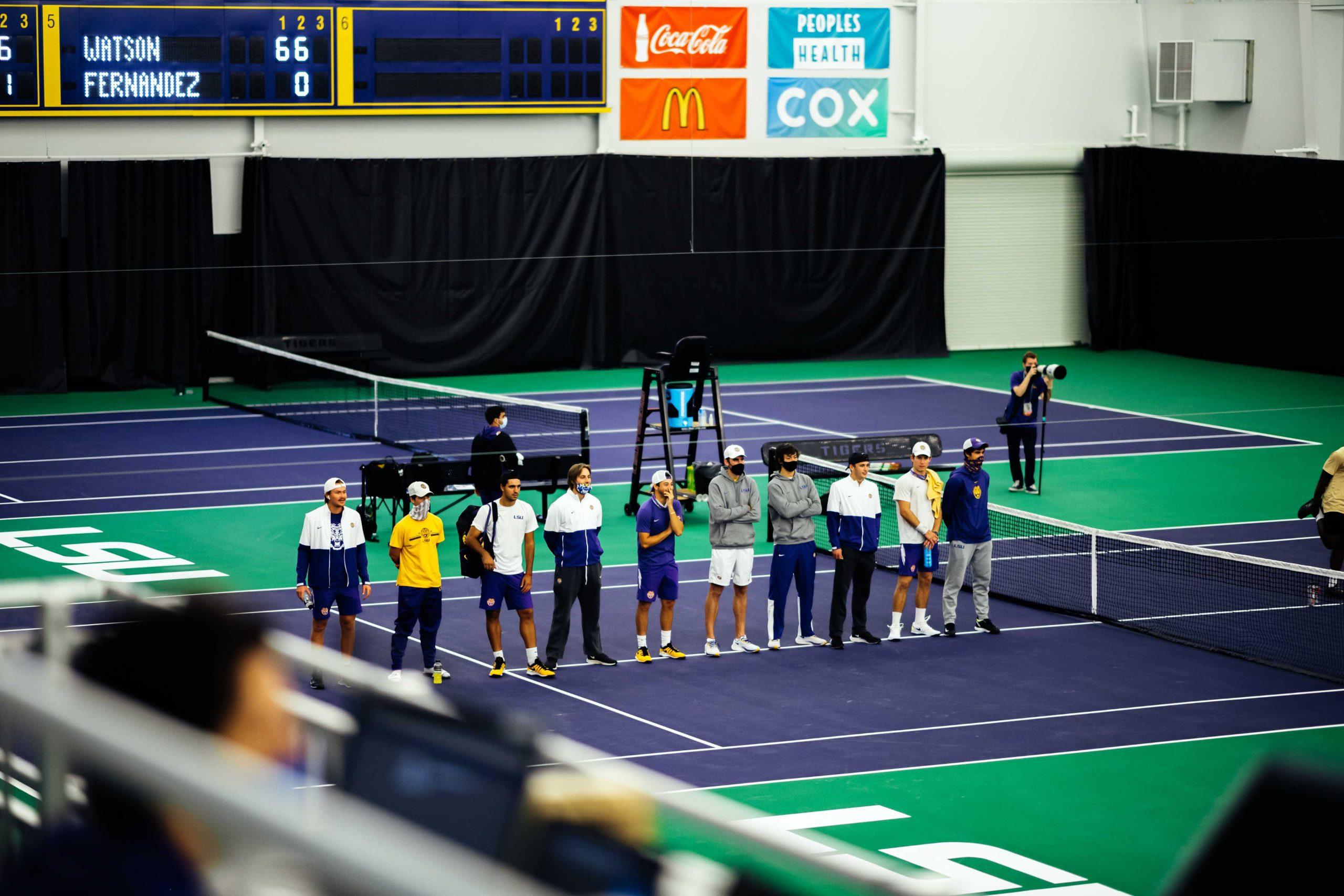 PHOTOS: LSU men's tennis defeats Alcorn State