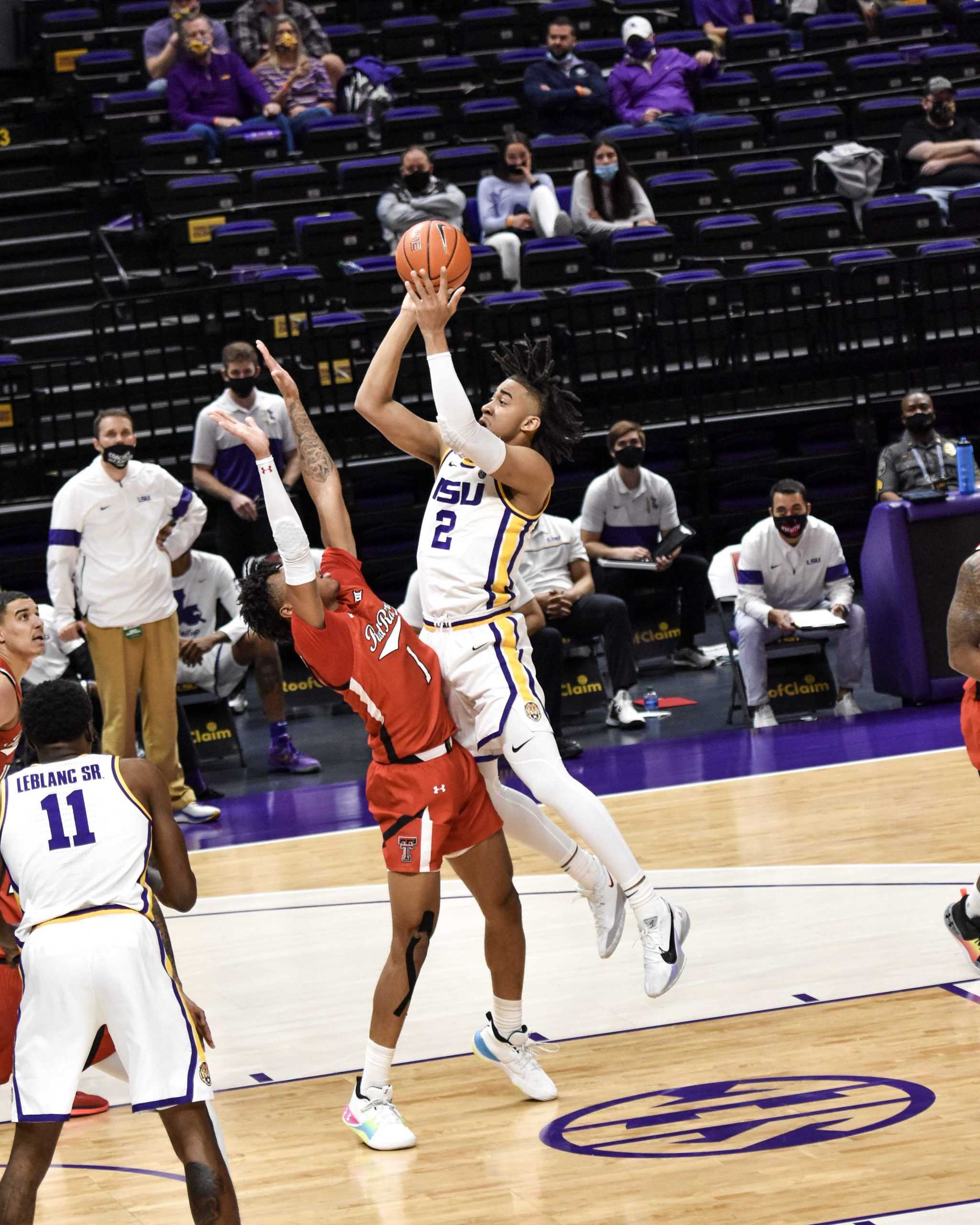 PHOTOS: LSU men's basketball falls to Texas Tech