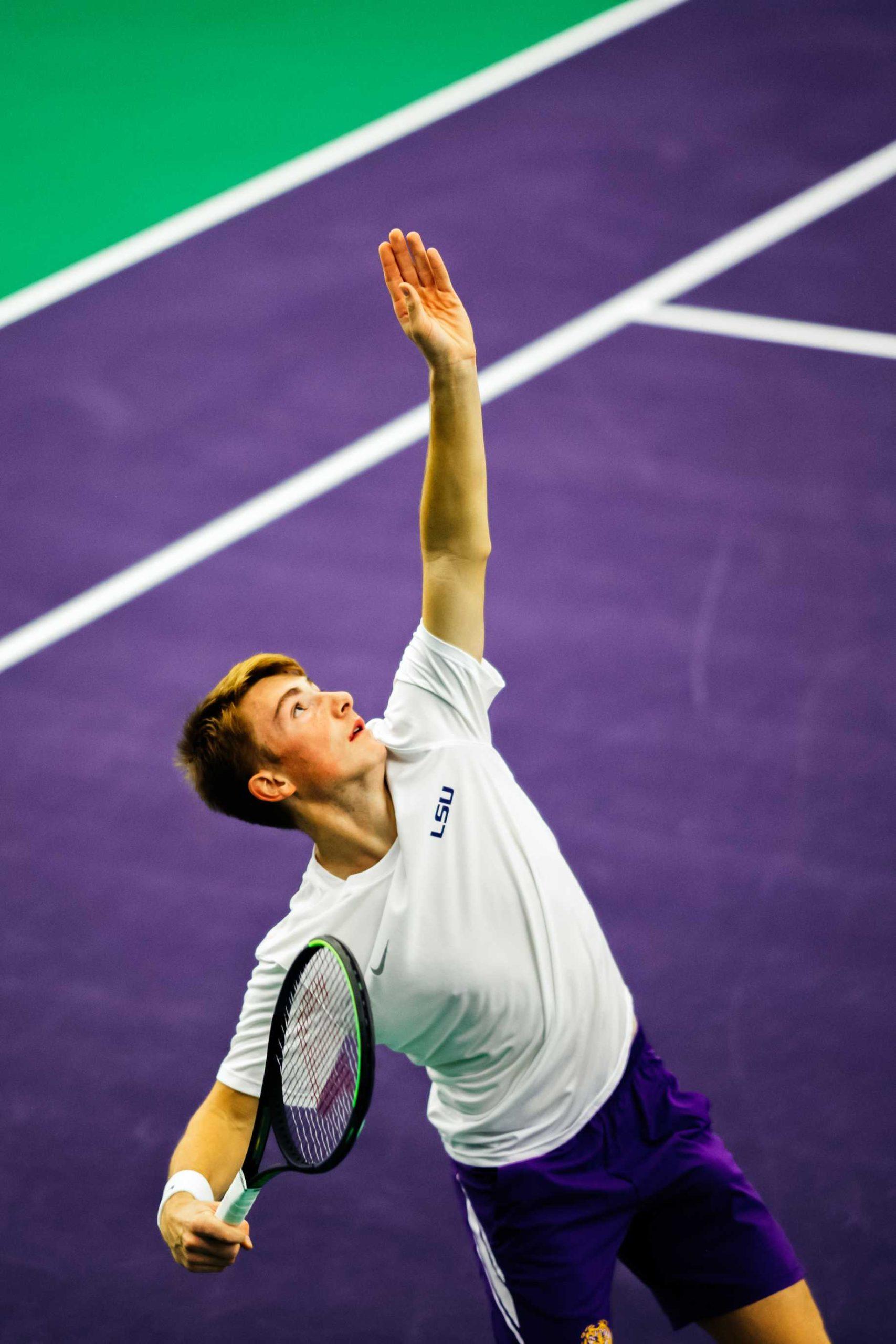 PHOTOS: LSU men's tennis defeats Alcorn State