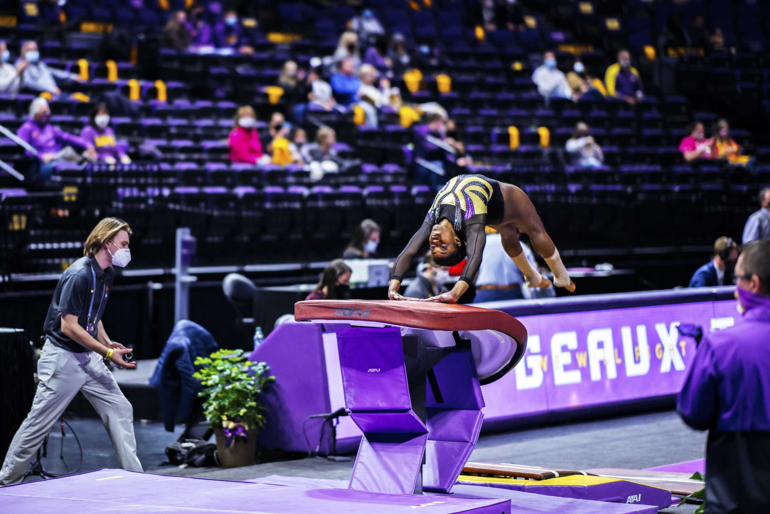 PHOTOS: LSU gymnastics defeats Arkansas in home opener