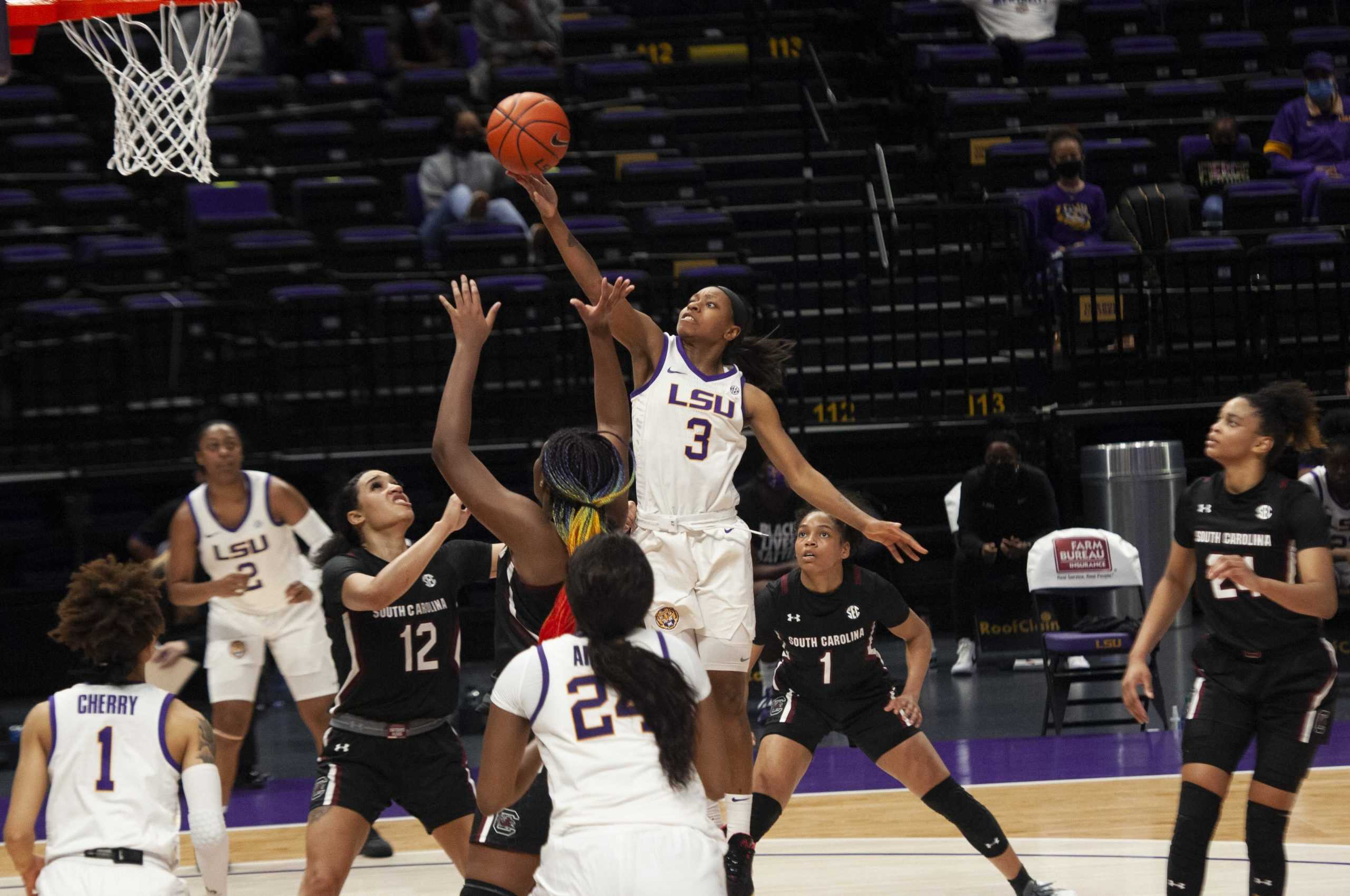 PHOTOS: LSU women's basketball falls to South Carolina