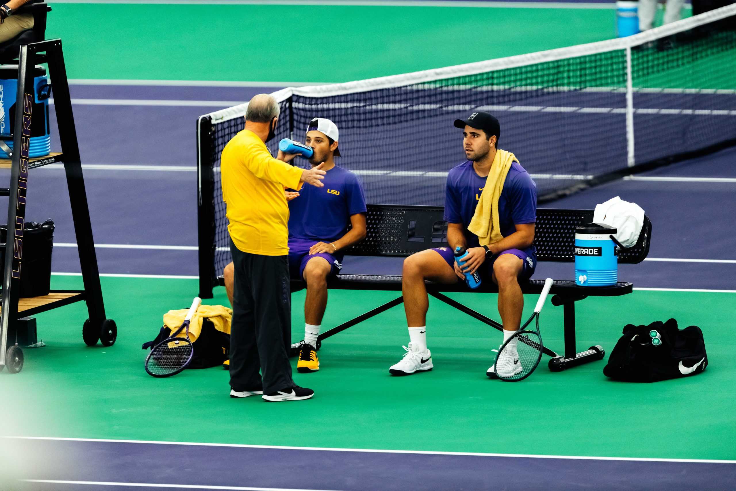 PHOTOS: LSU men's tennis defeats Alcorn State