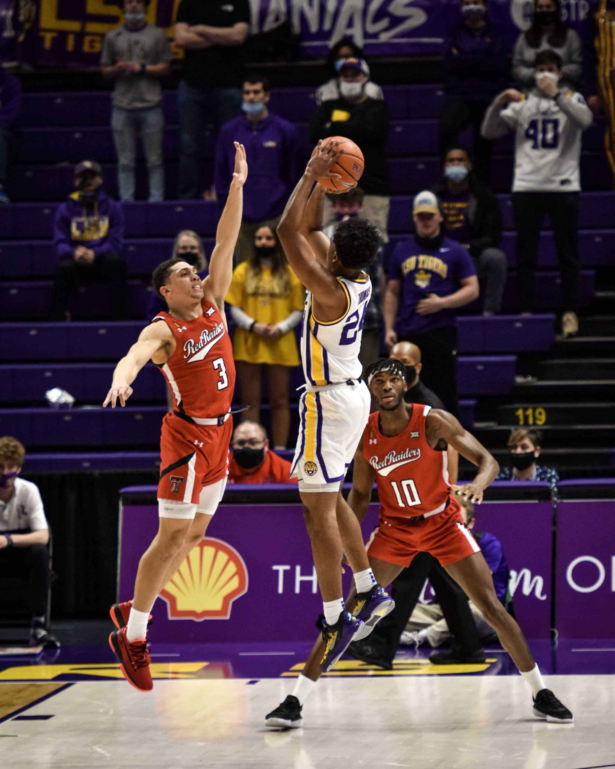 PHOTOS: LSU men's basketball falls to Texas Tech