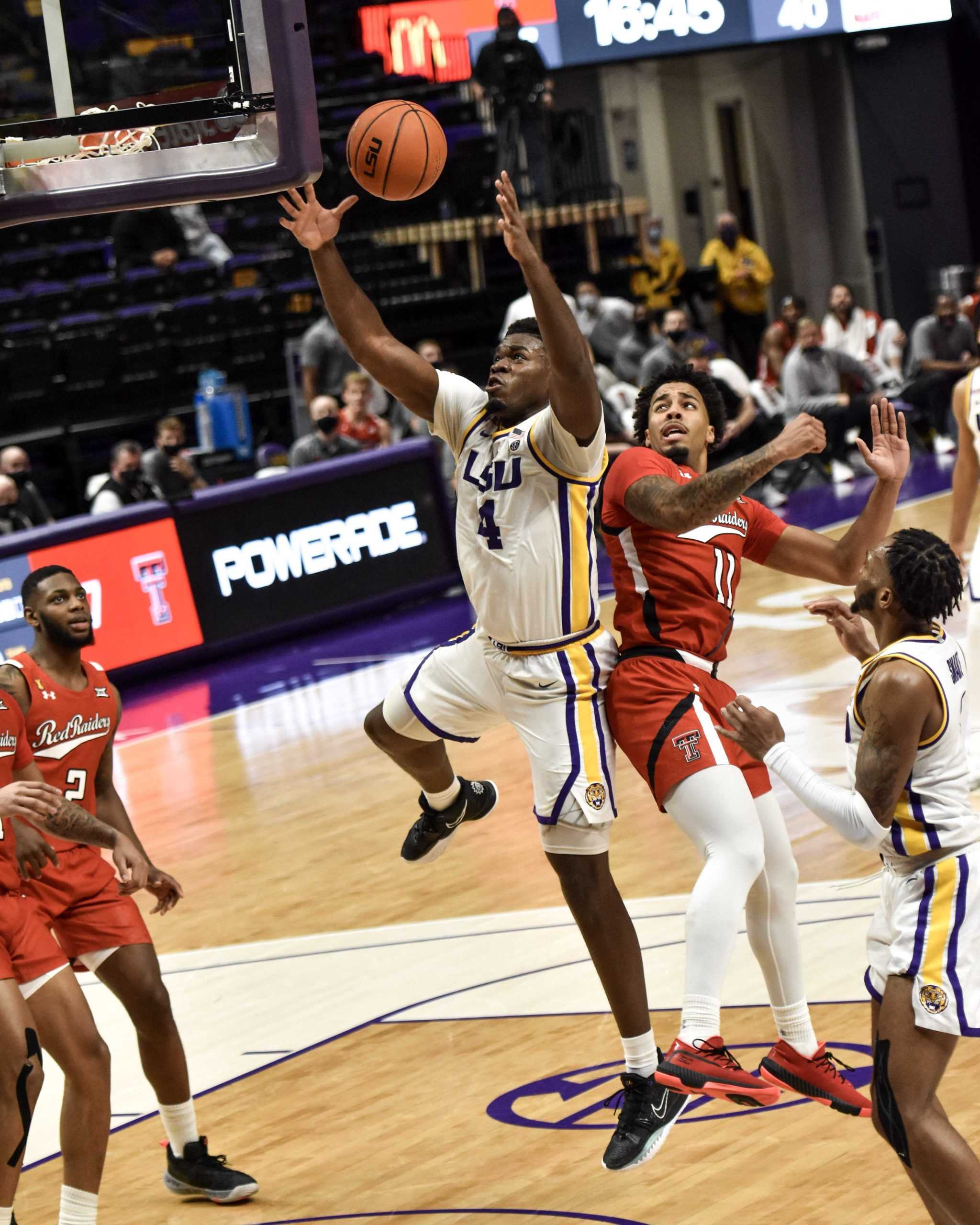 PHOTOS: LSU men's basketball falls to Texas Tech