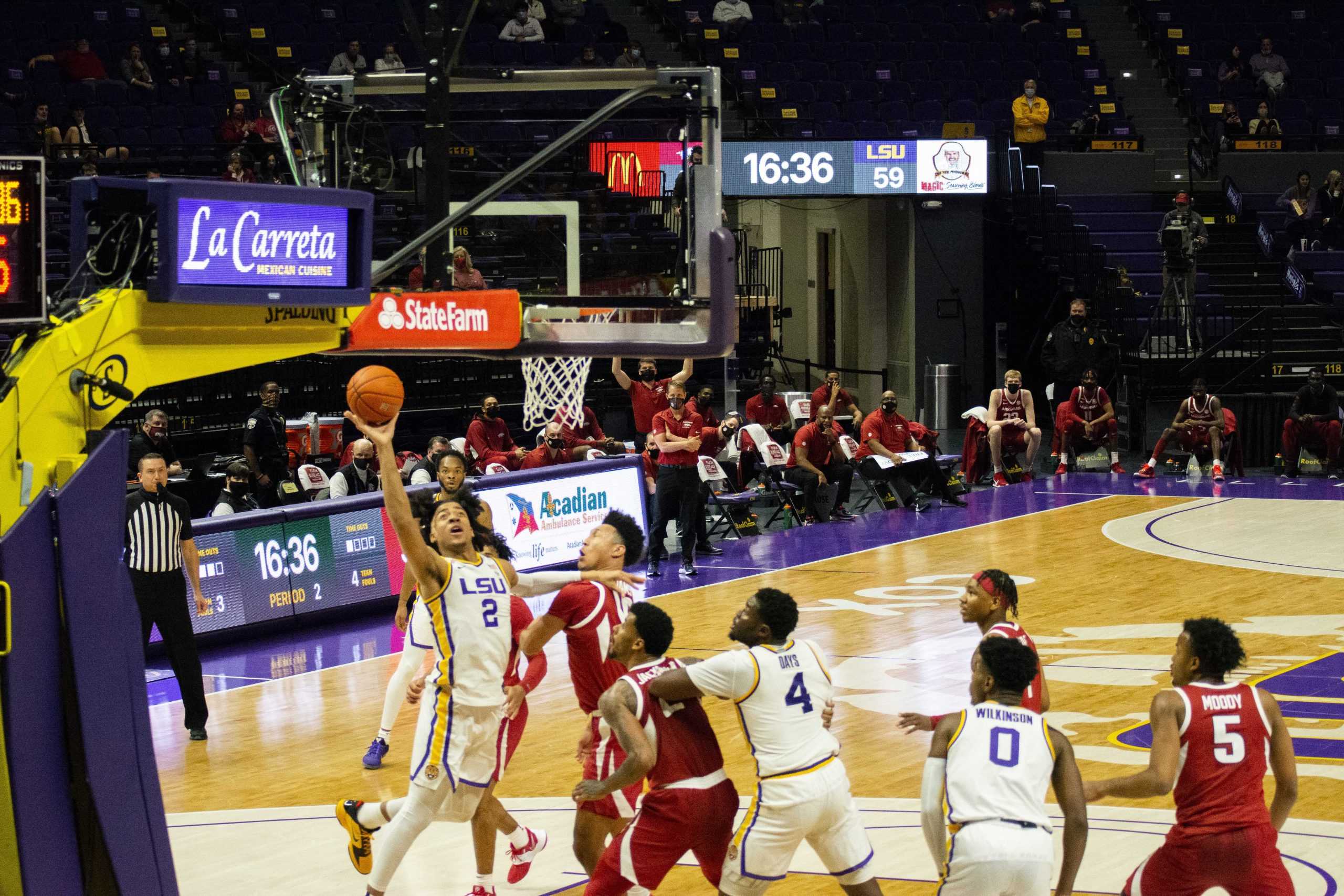 PHOTOS: LSU men's basketball defeats Arkansas