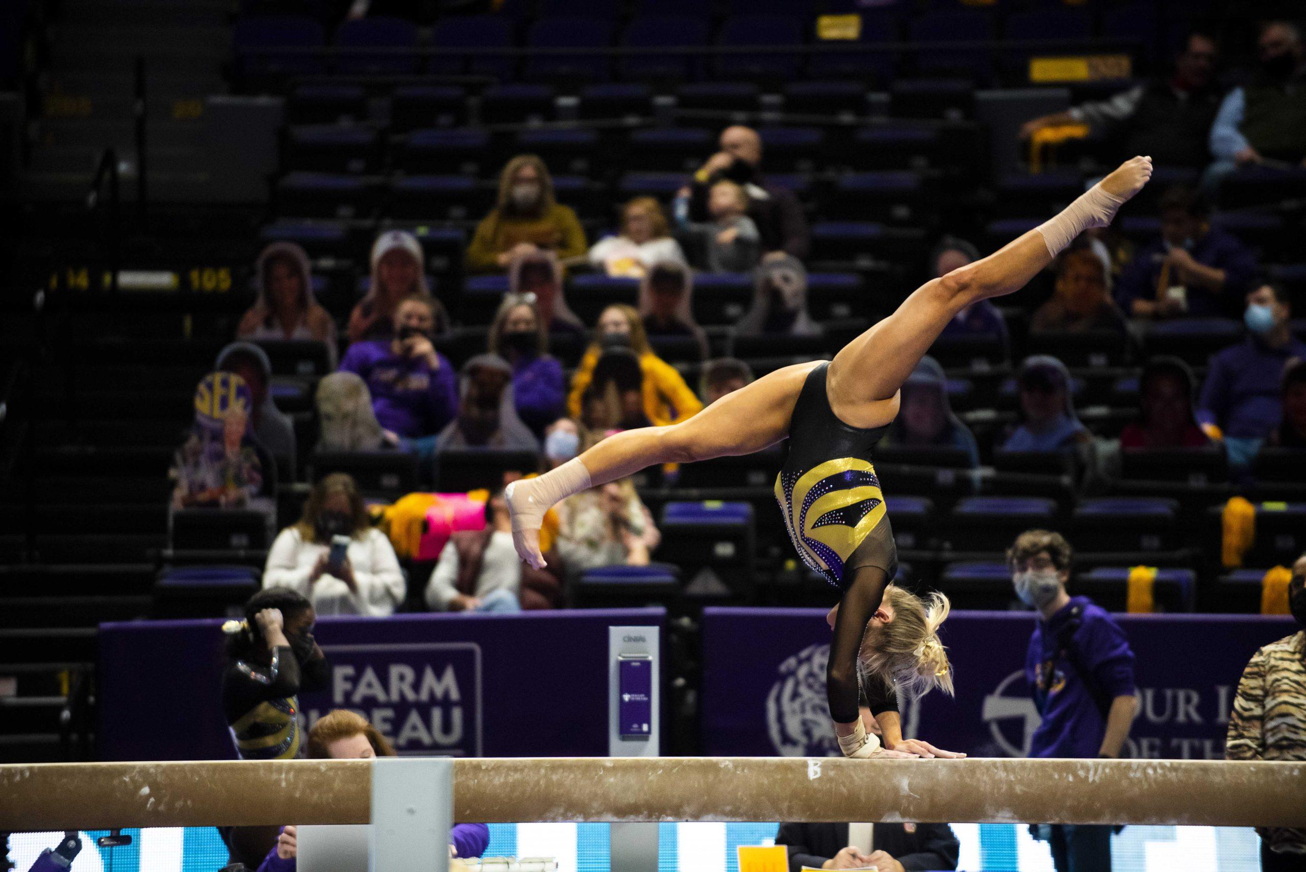 PHOTOS: LSU gymnastics defeats Arkansas in home opener