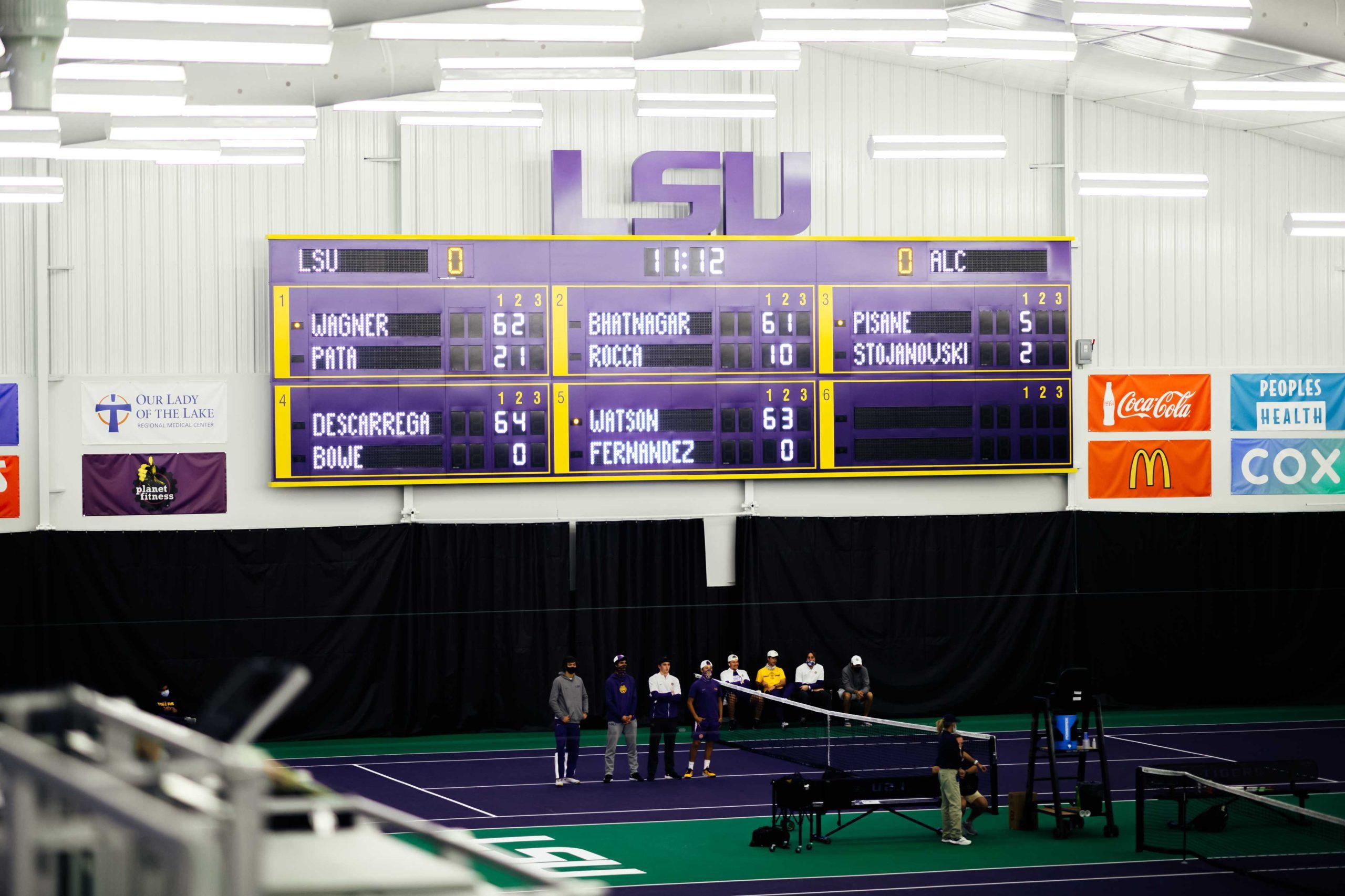 PHOTOS: LSU men's tennis defeats Alcorn State