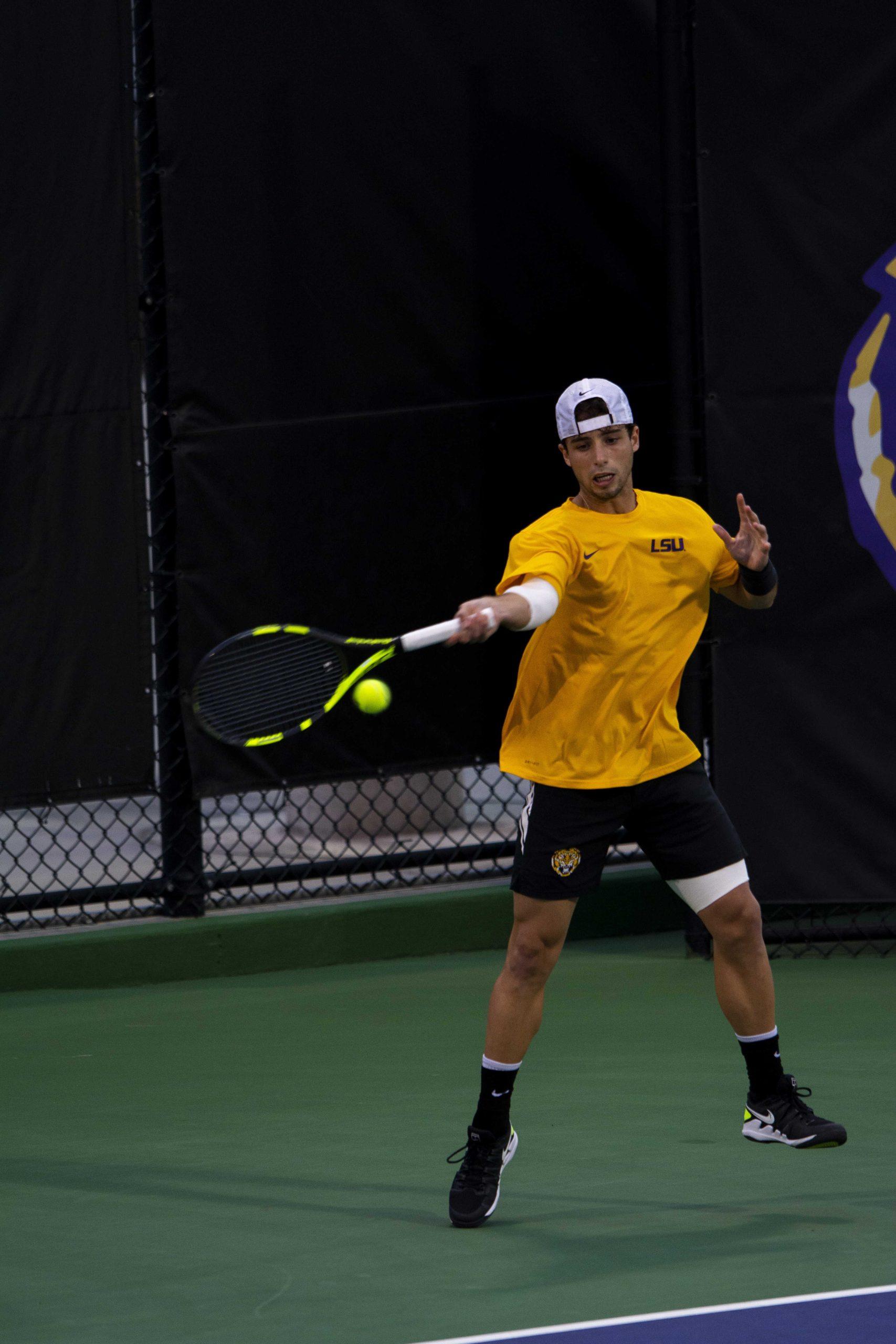 PHOTOS: LSU men's tennis defeats UL-Lafayette