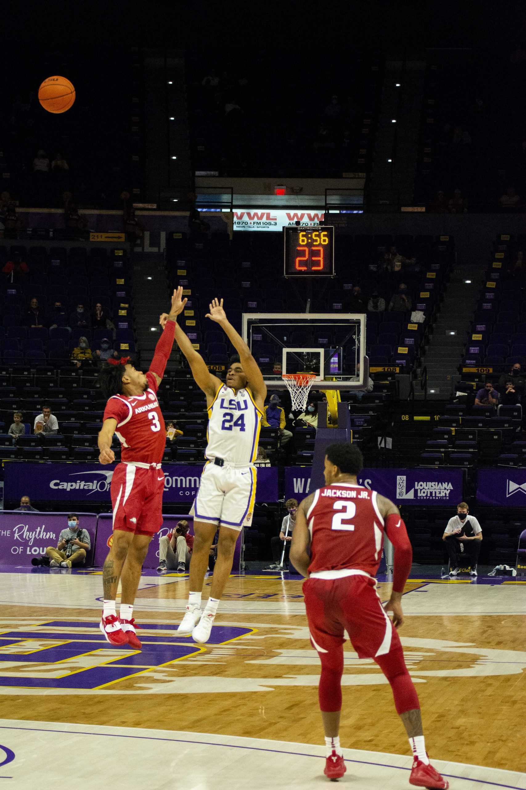 PHOTOS: LSU men's basketball defeats Arkansas