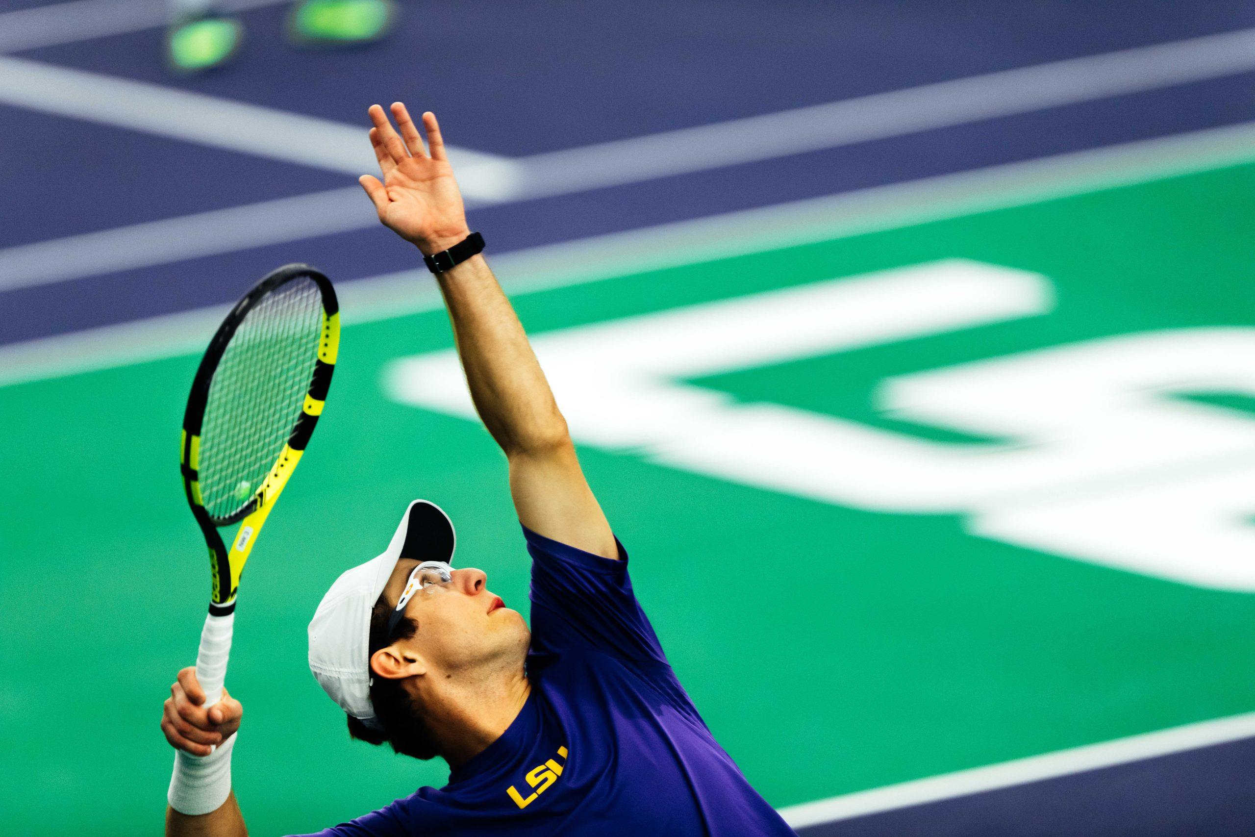 PHOTOS: LSU men's tennis defeats Alcorn State