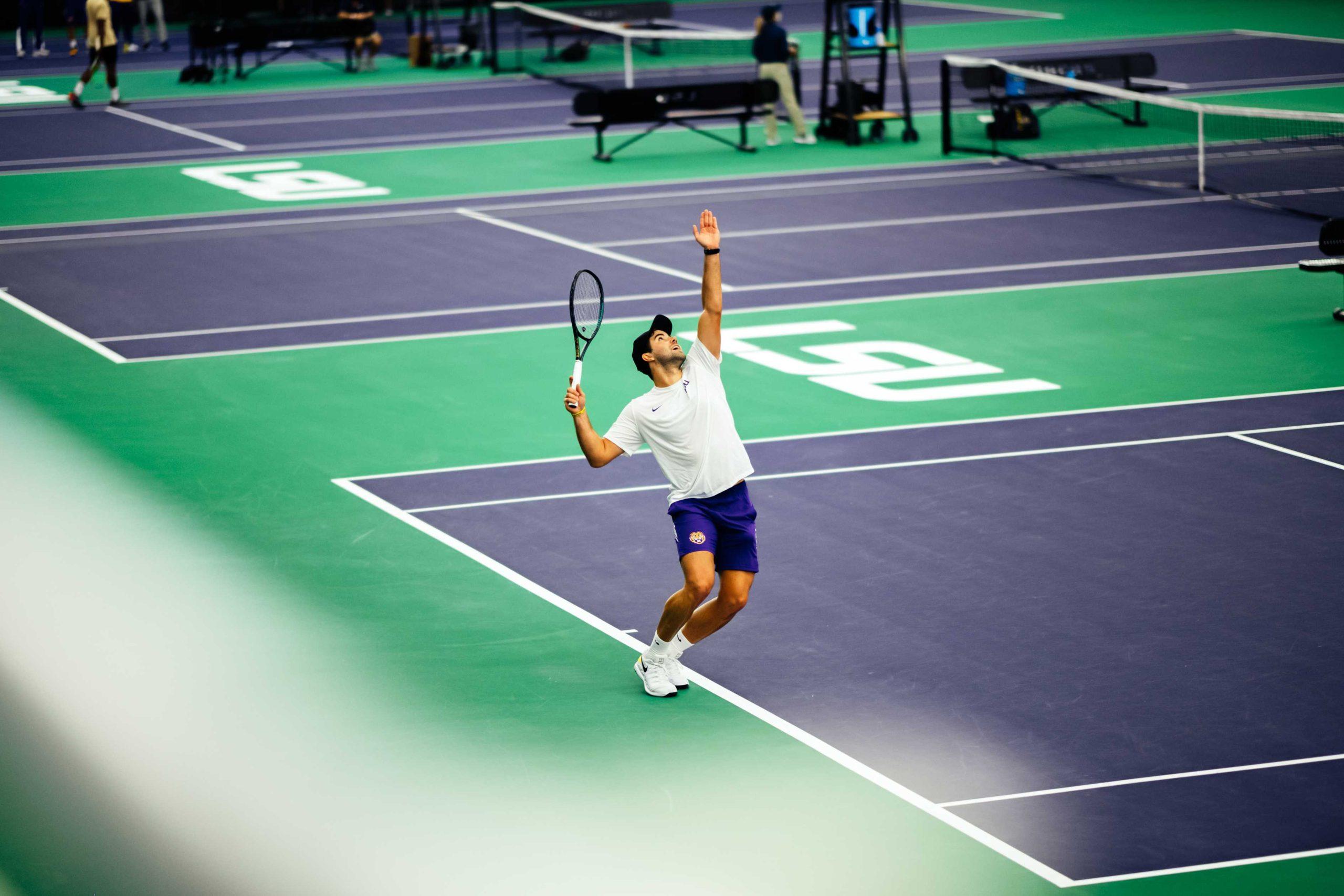 PHOTOS: LSU men's tennis defeats Alcorn State