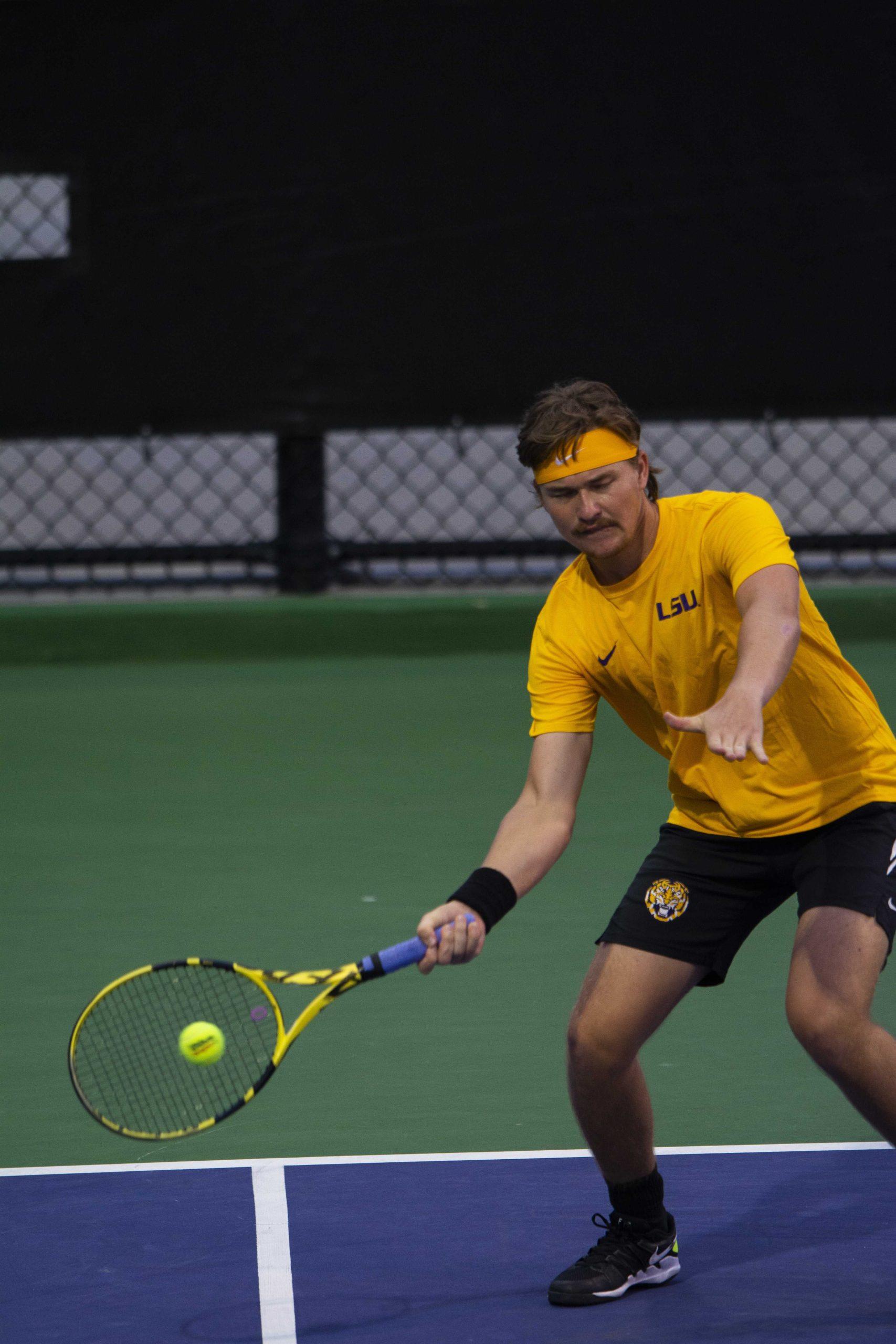 PHOTOS: LSU men's tennis defeats UL-Lafayette