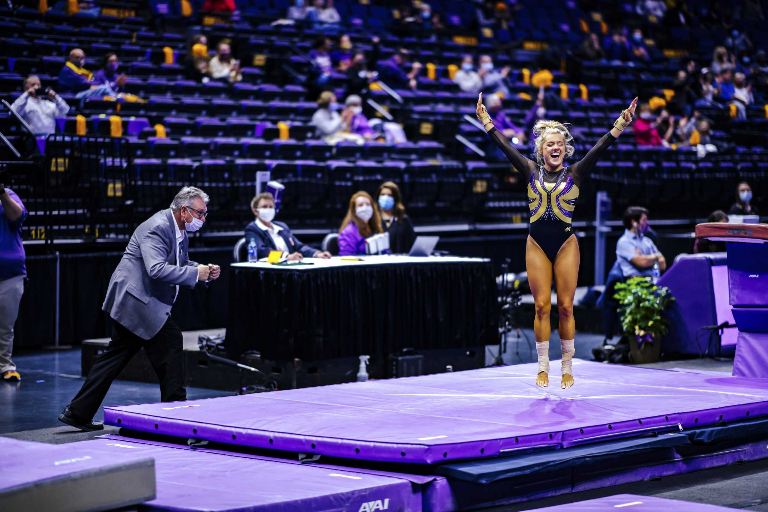 PHOTOS: LSU gymnastics defeats Arkansas in home opener