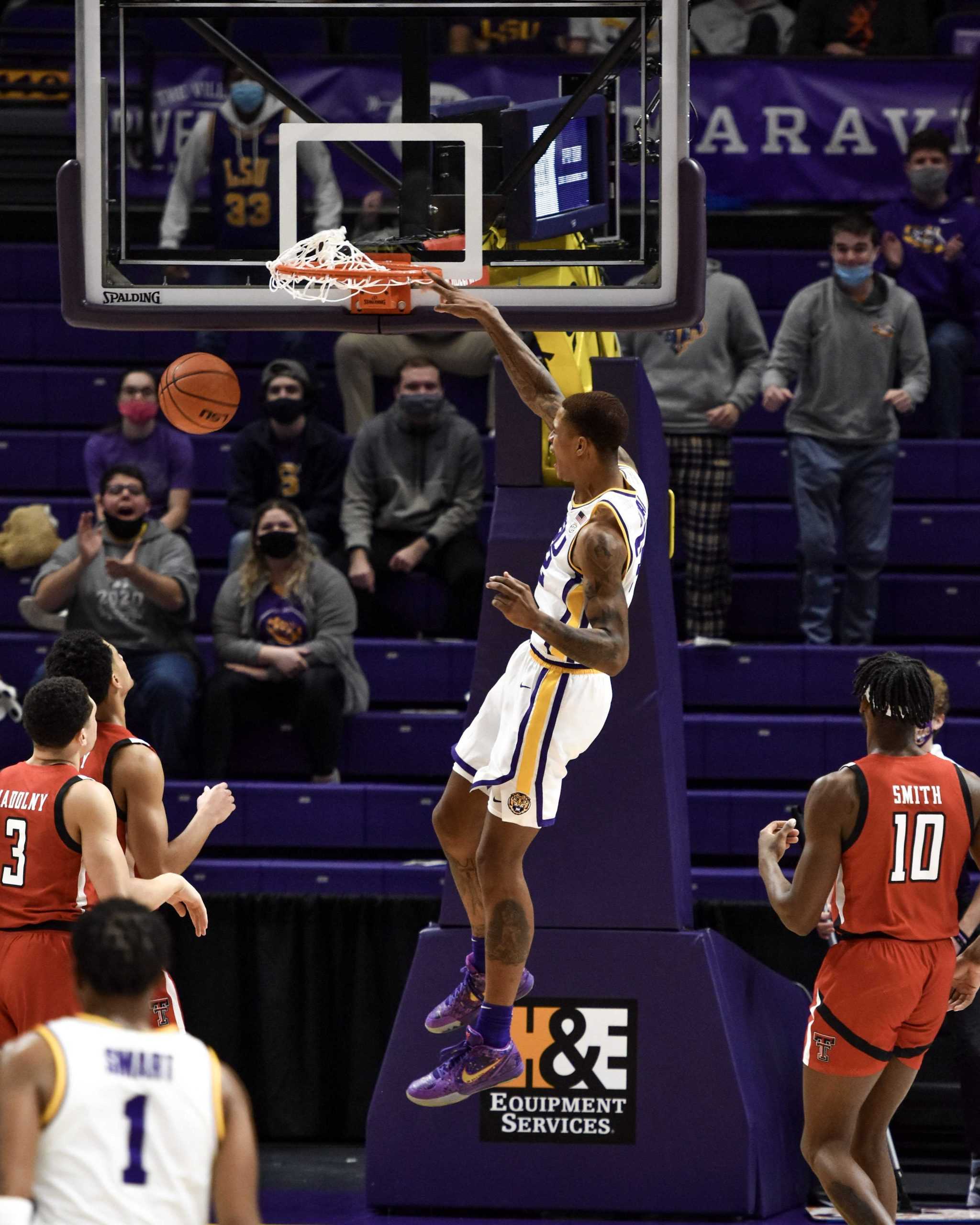 PHOTOS: LSU men's basketball falls to Texas Tech