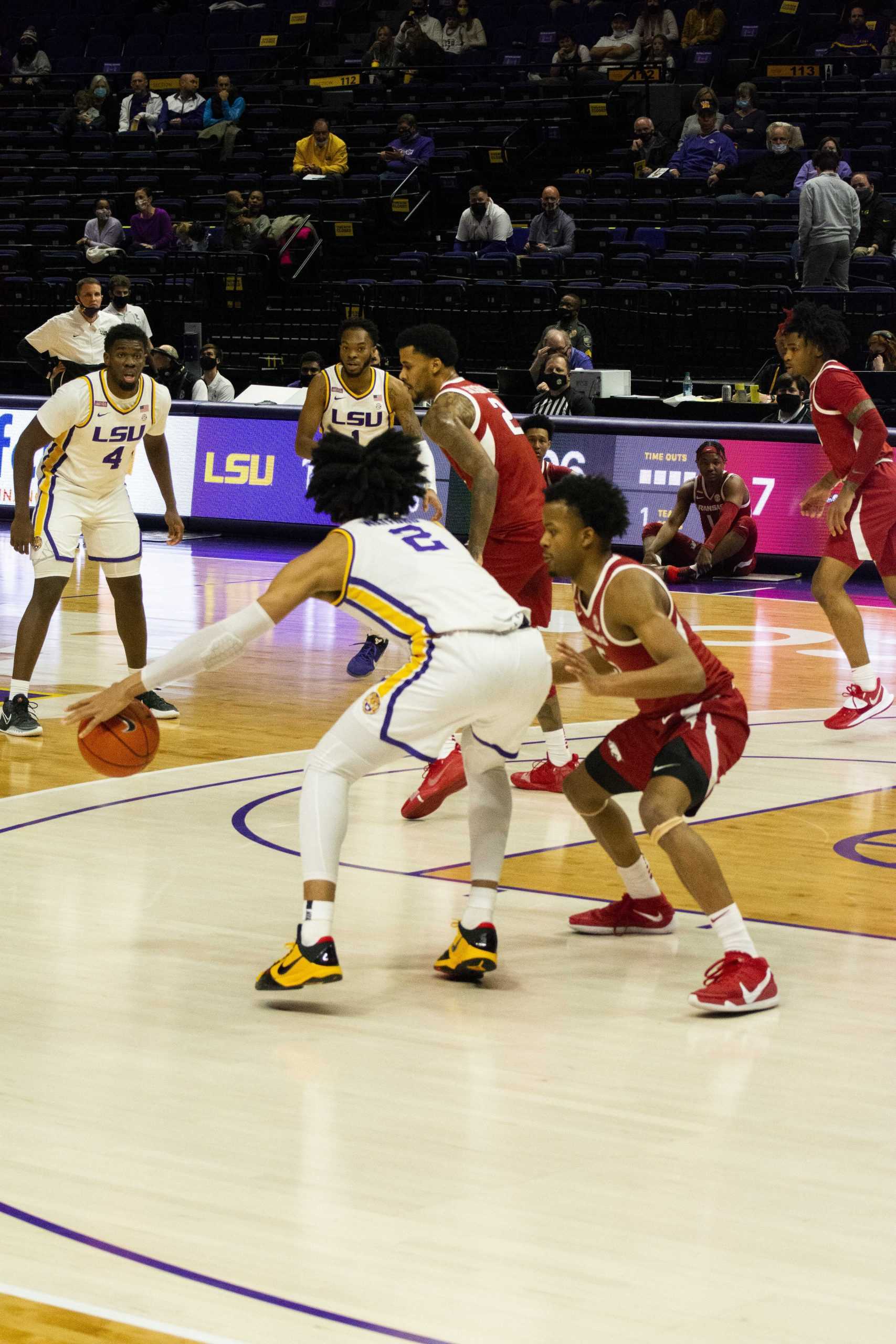 PHOTOS: LSU men's basketball defeats Arkansas