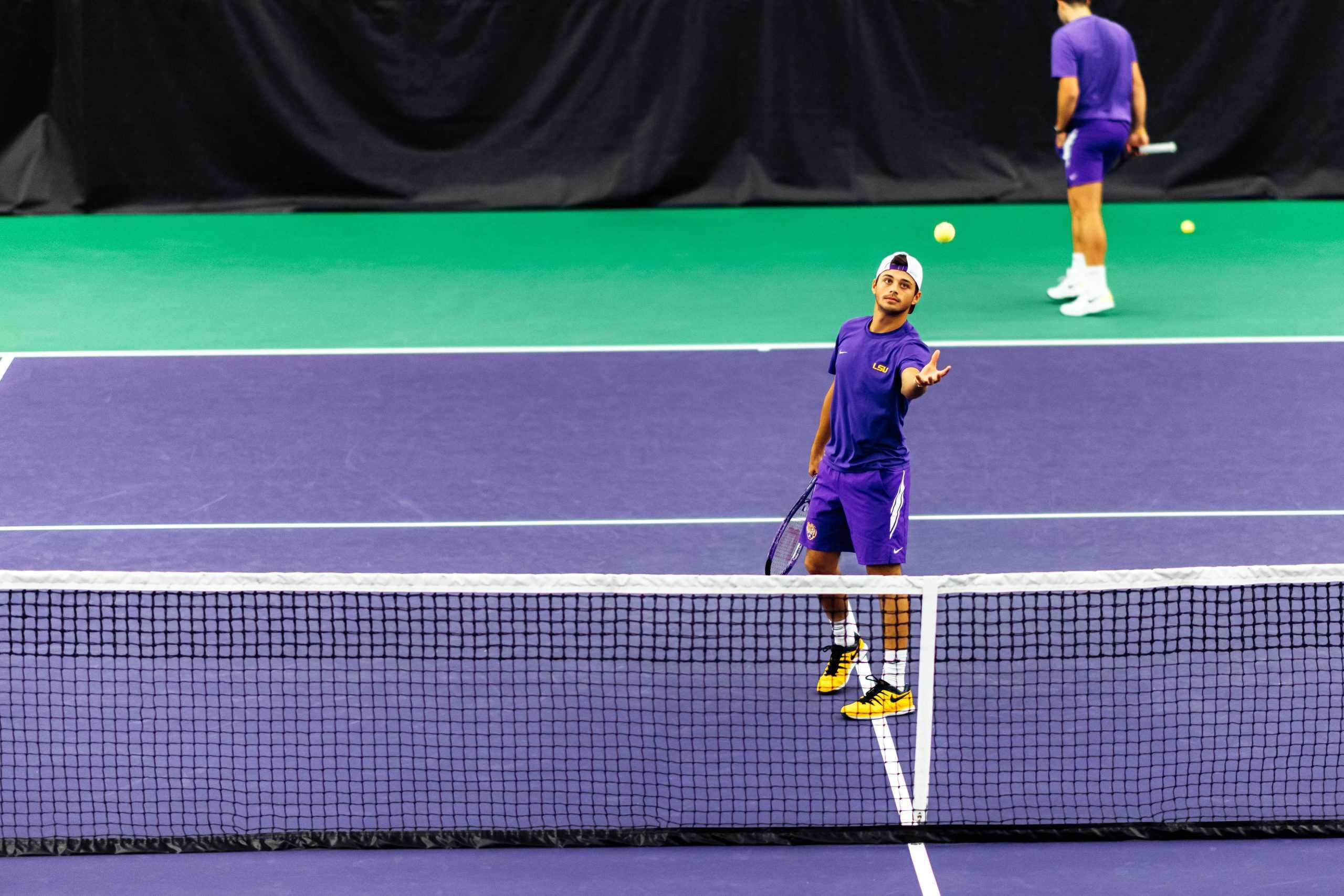 PHOTOS: LSU men's tennis defeats Alcorn State