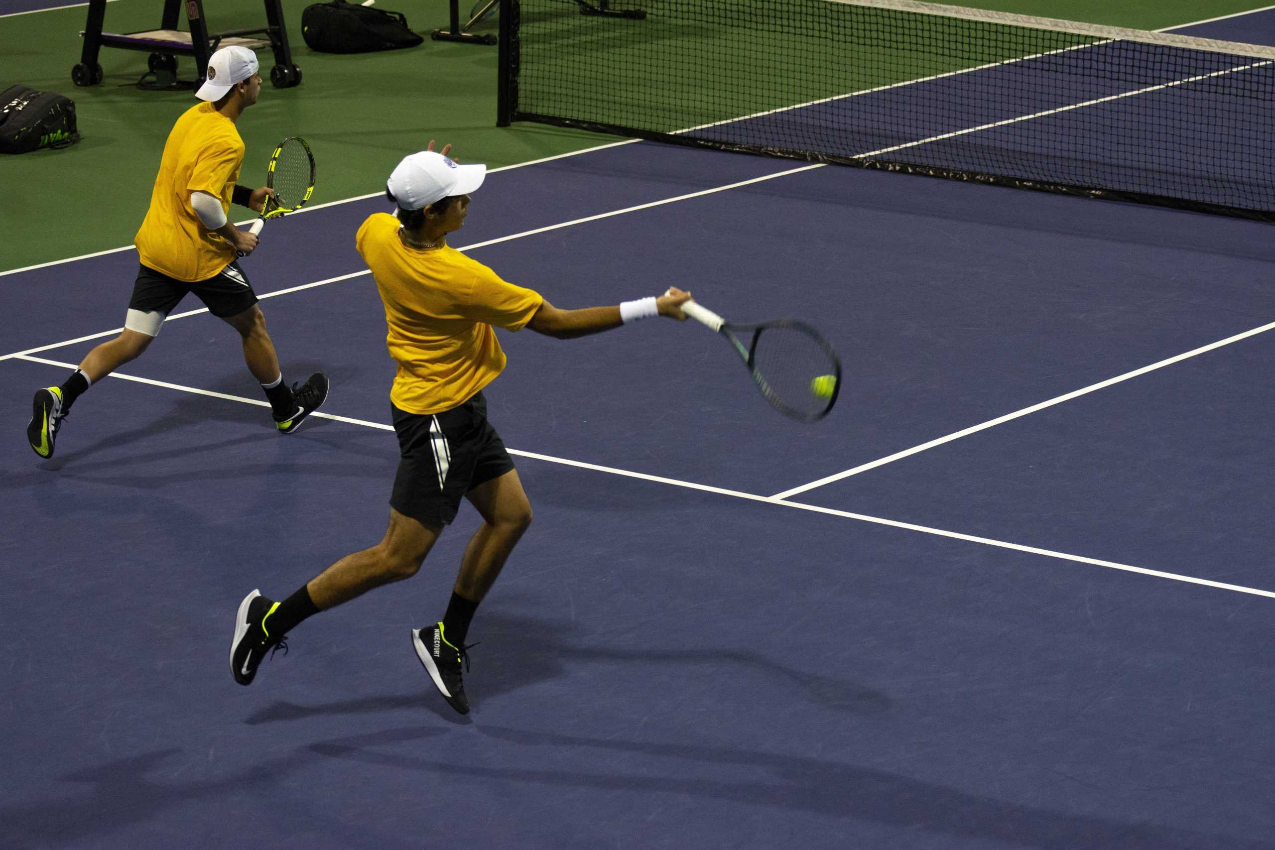 PHOTOS: LSU men's tennis defeats UL-Lafayette