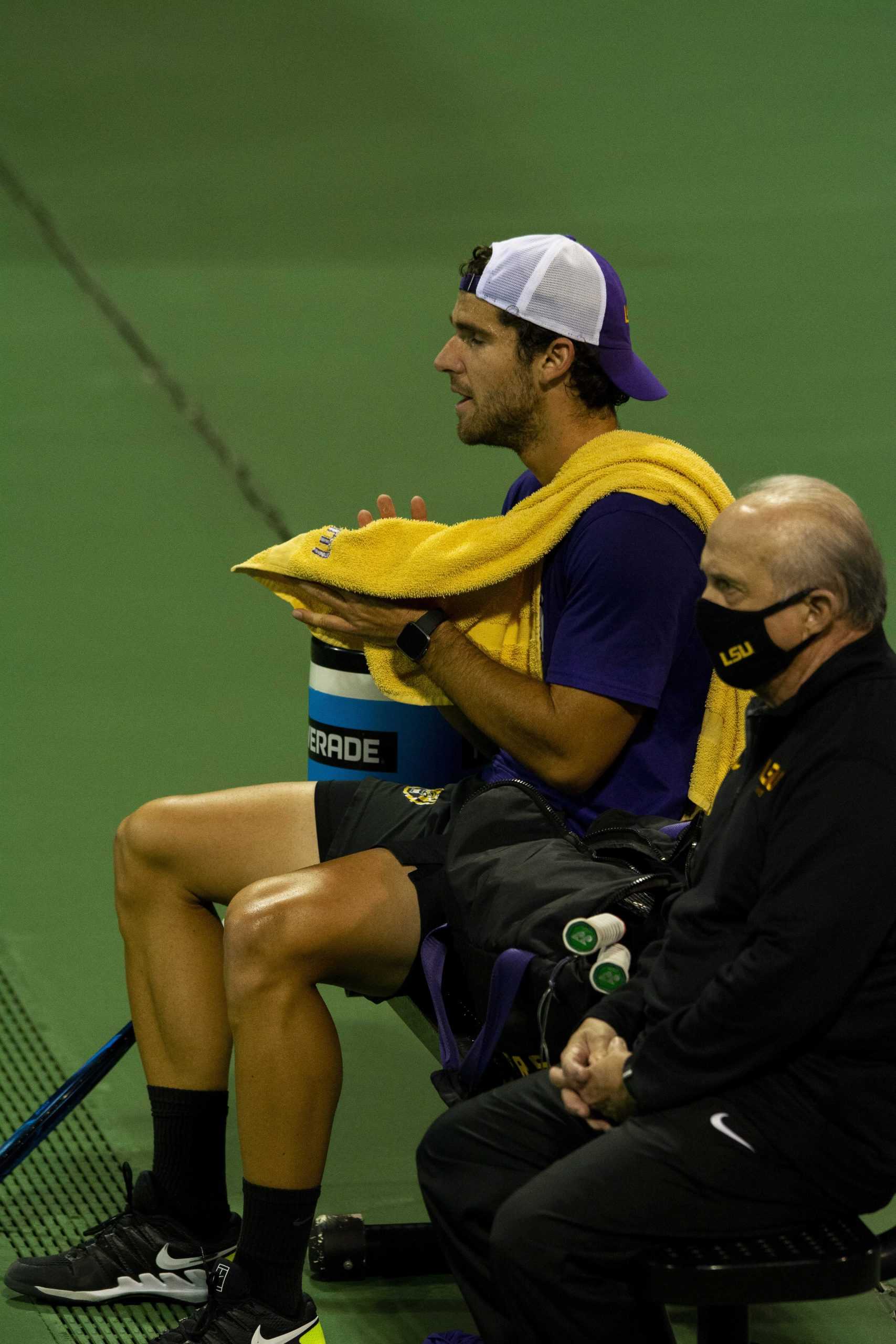 PHOTOS: LSU men's tennis defeats UL-Lafayette