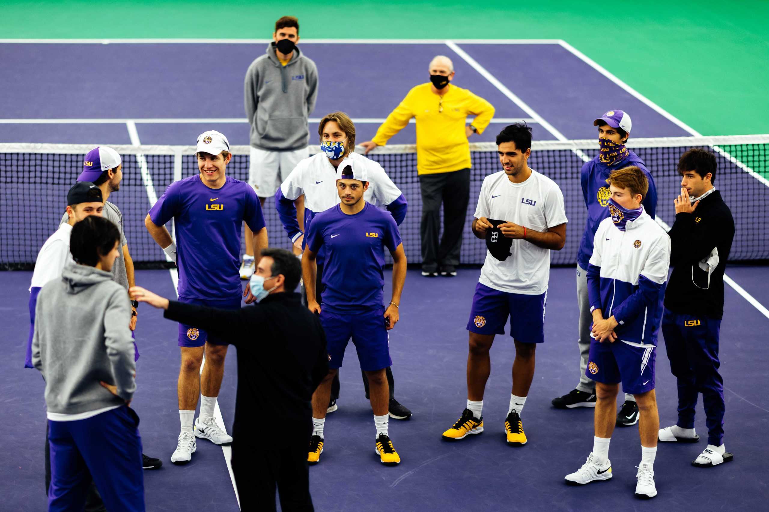 PHOTOS: LSU men's tennis defeats Alcorn State