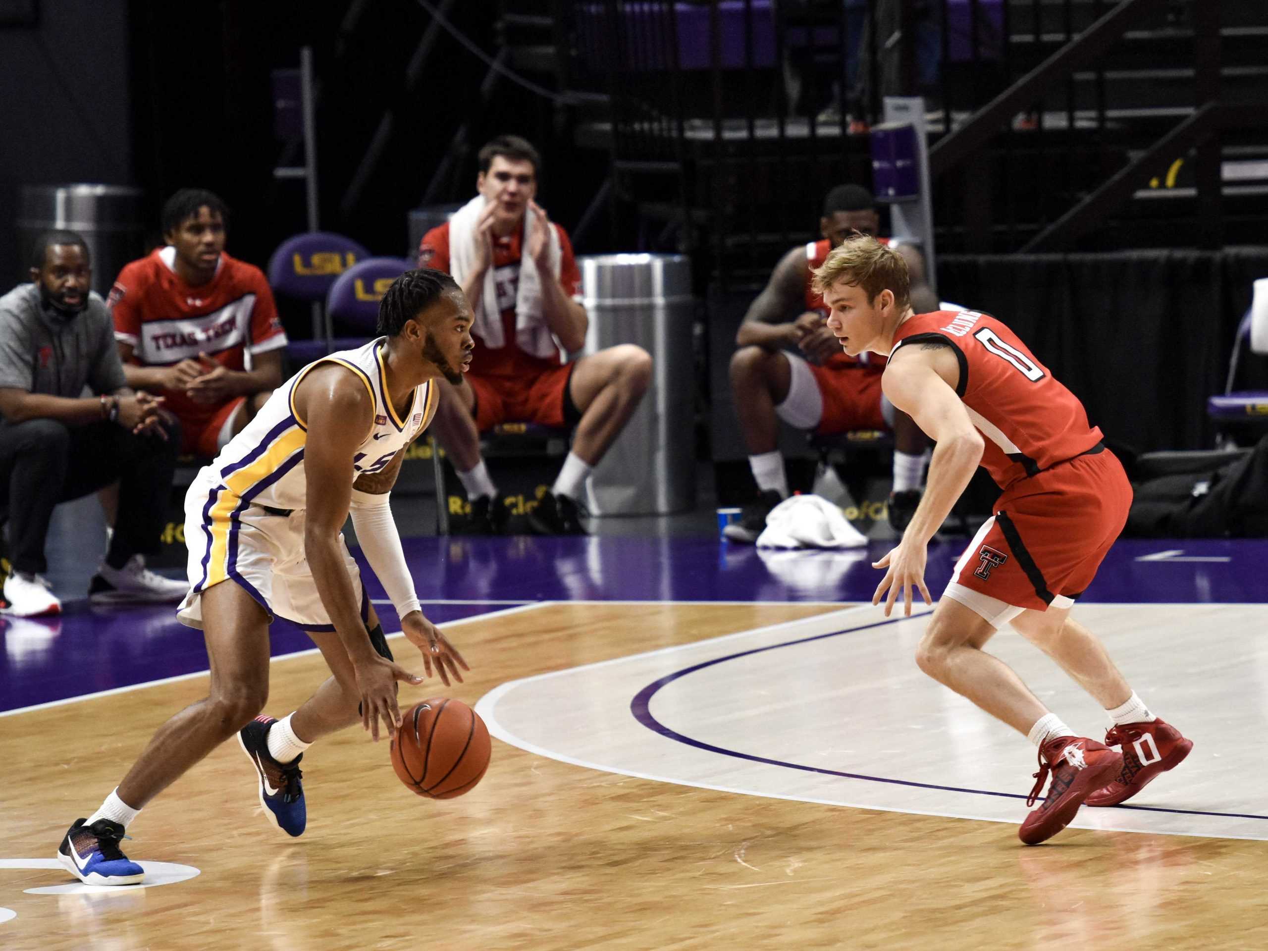 PHOTOS: LSU men's basketball falls to Texas Tech