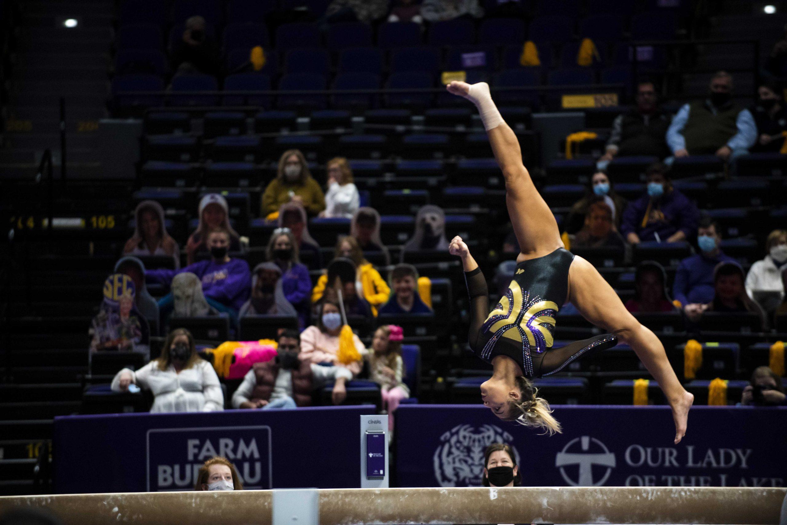 PHOTOS: LSU gymnastics defeats Arkansas in home opener