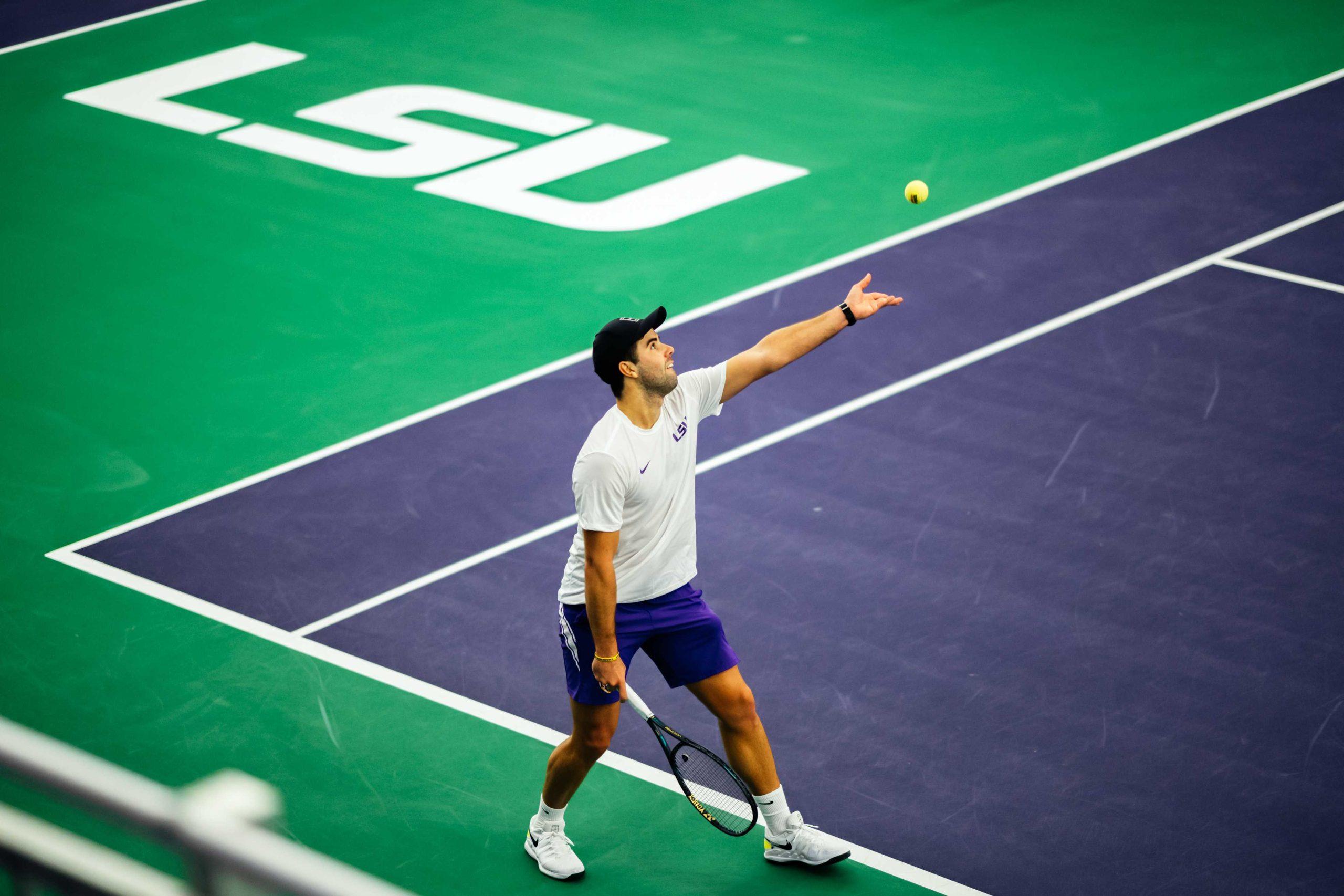 PHOTOS: LSU men's tennis defeats Alcorn State