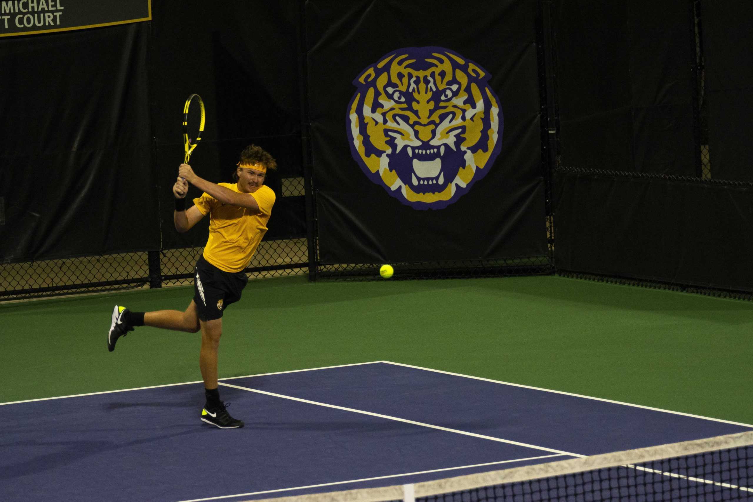 PHOTOS: LSU men's tennis defeats UL-Lafayette