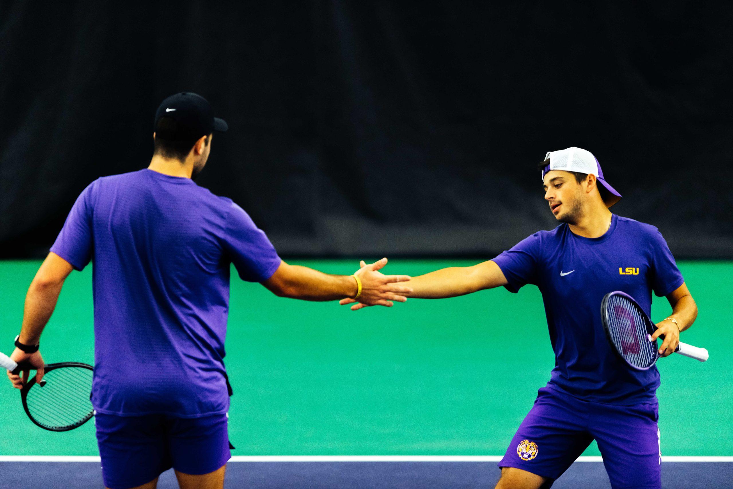 PHOTOS: LSU men's tennis defeats Alcorn State