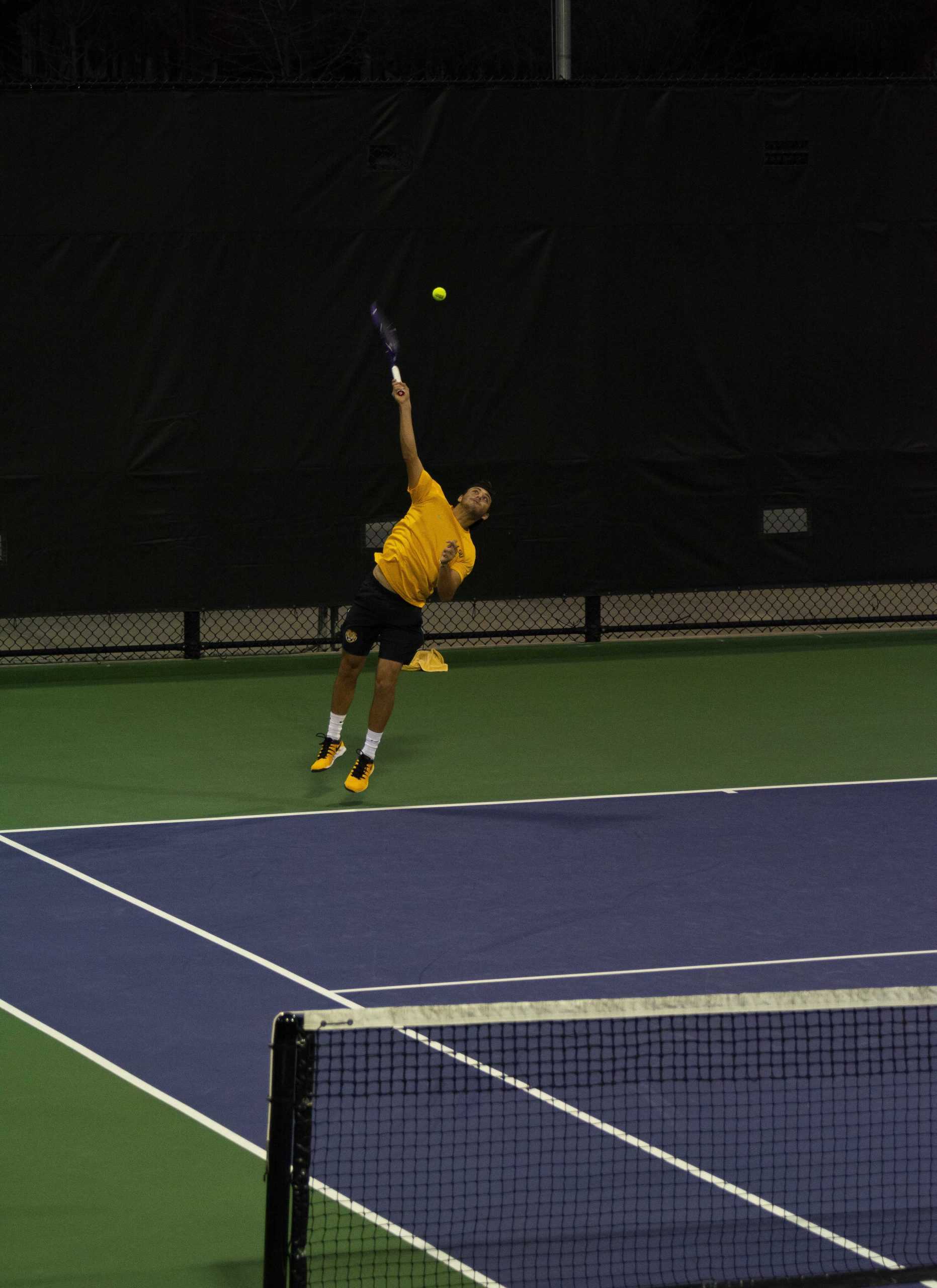 PHOTOS: LSU men's tennis defeats UL-Lafayette