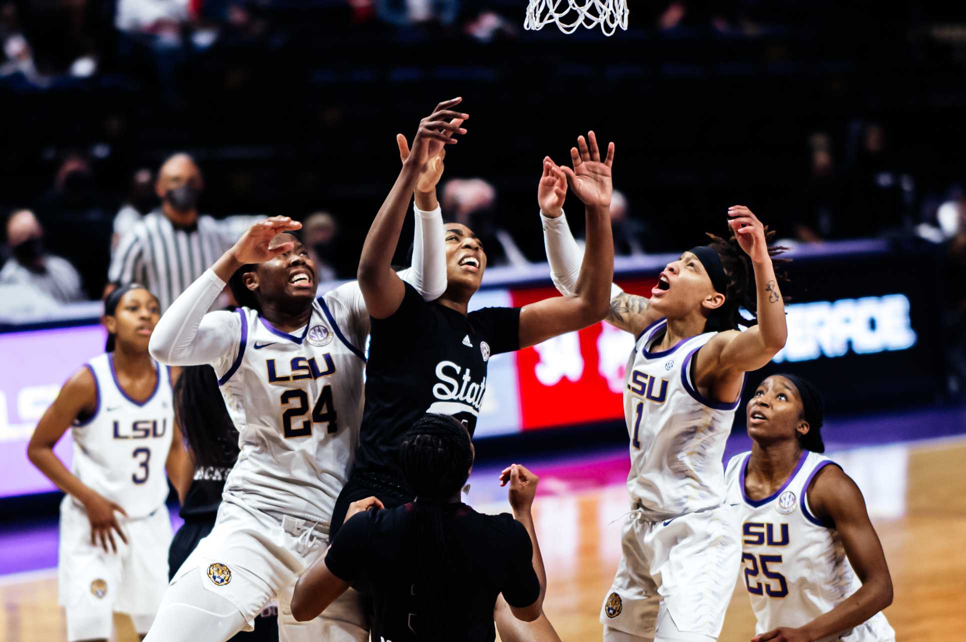 PHOTOS: LSU women's basketball falls to Mississippi State