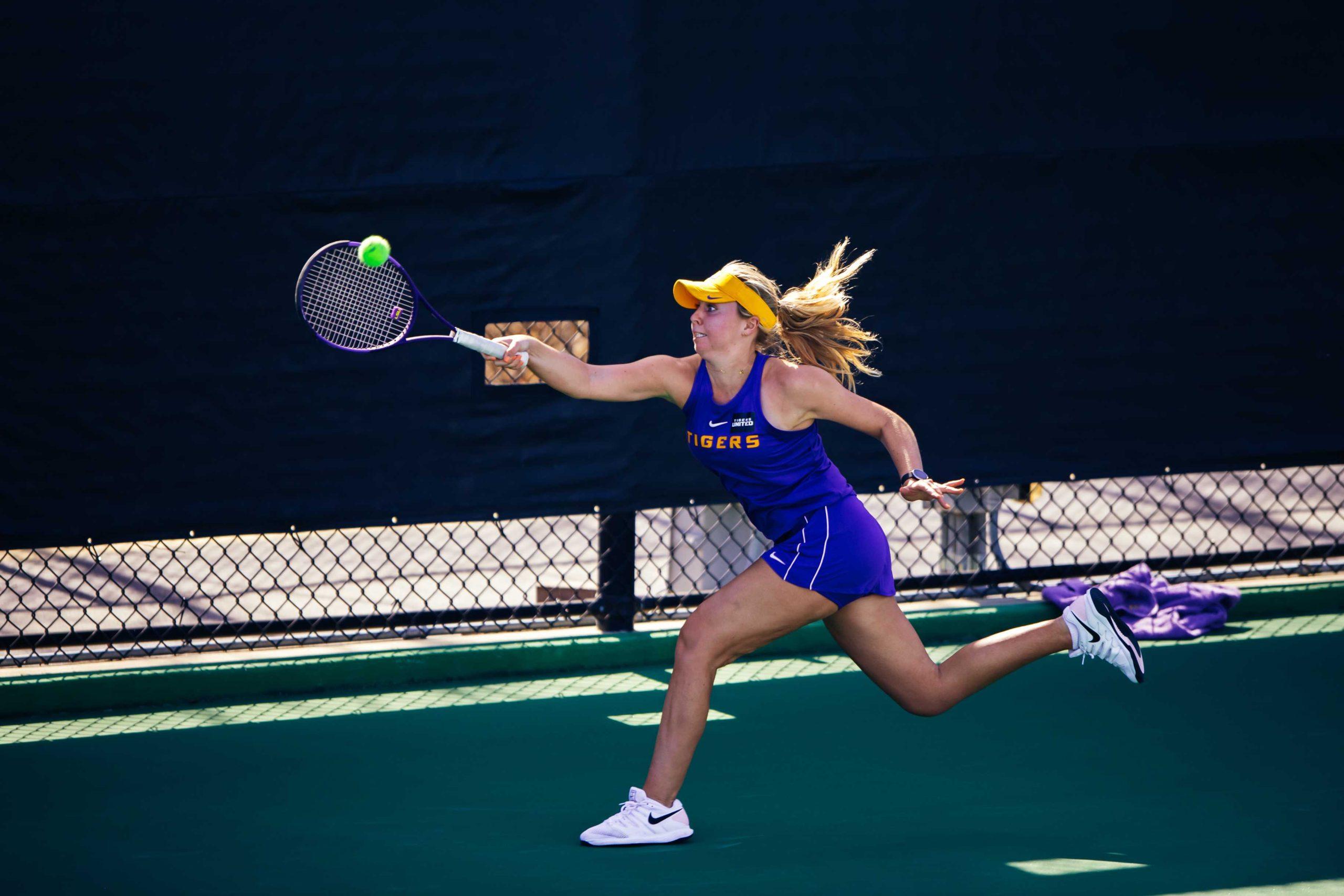 PHOTOS: LSU men's and women's tennis teams defeat Rice