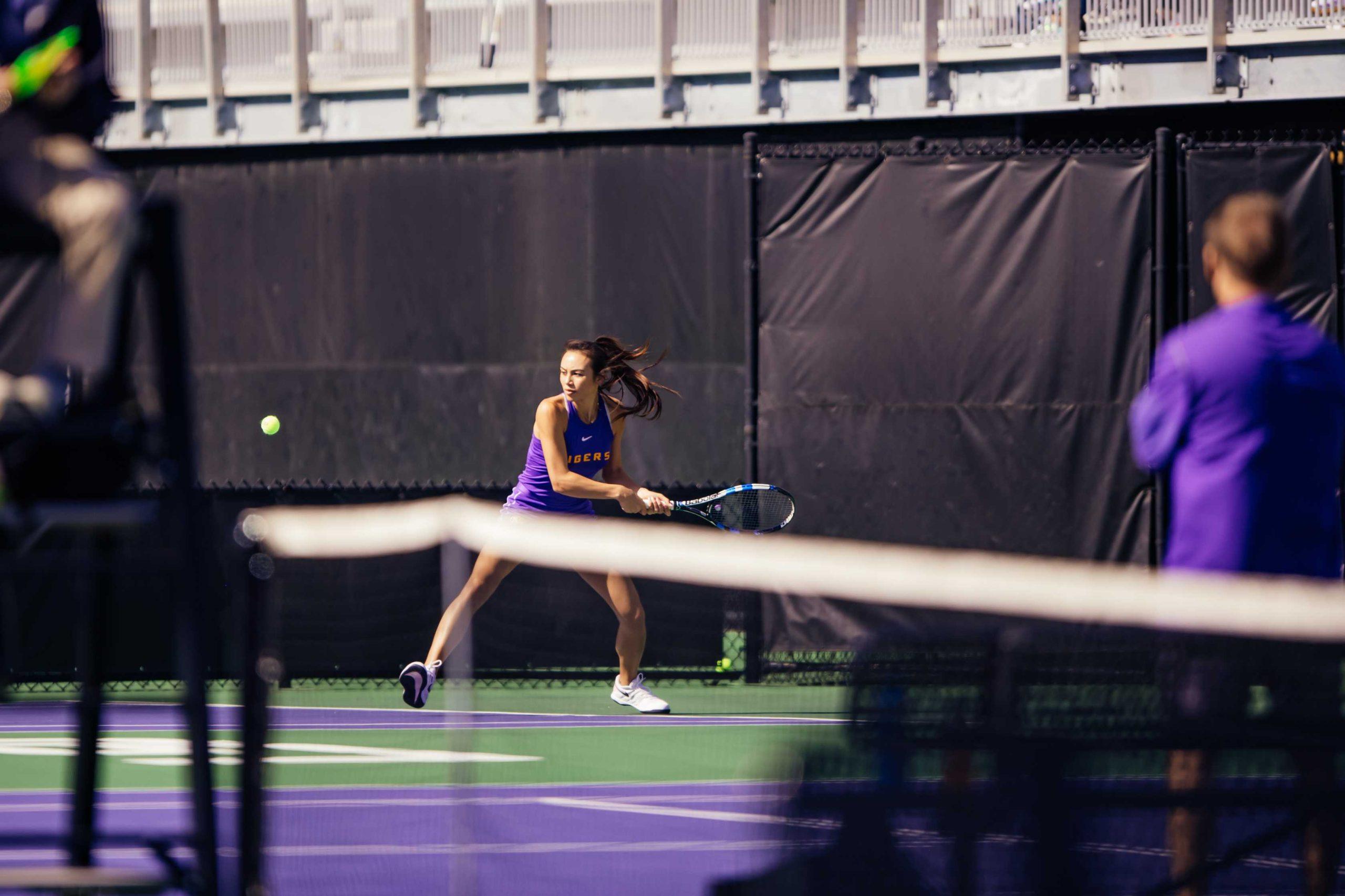 PHOTOS: LSU men's and women's tennis teams defeat Rice