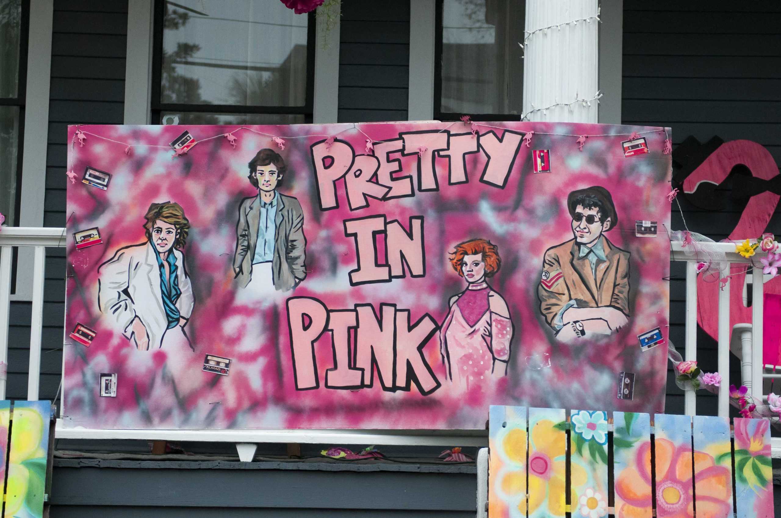 PHOTOS: Spanish Town neighborhood celebrates Mardi Gras with "Pretty in Pink" house decorations