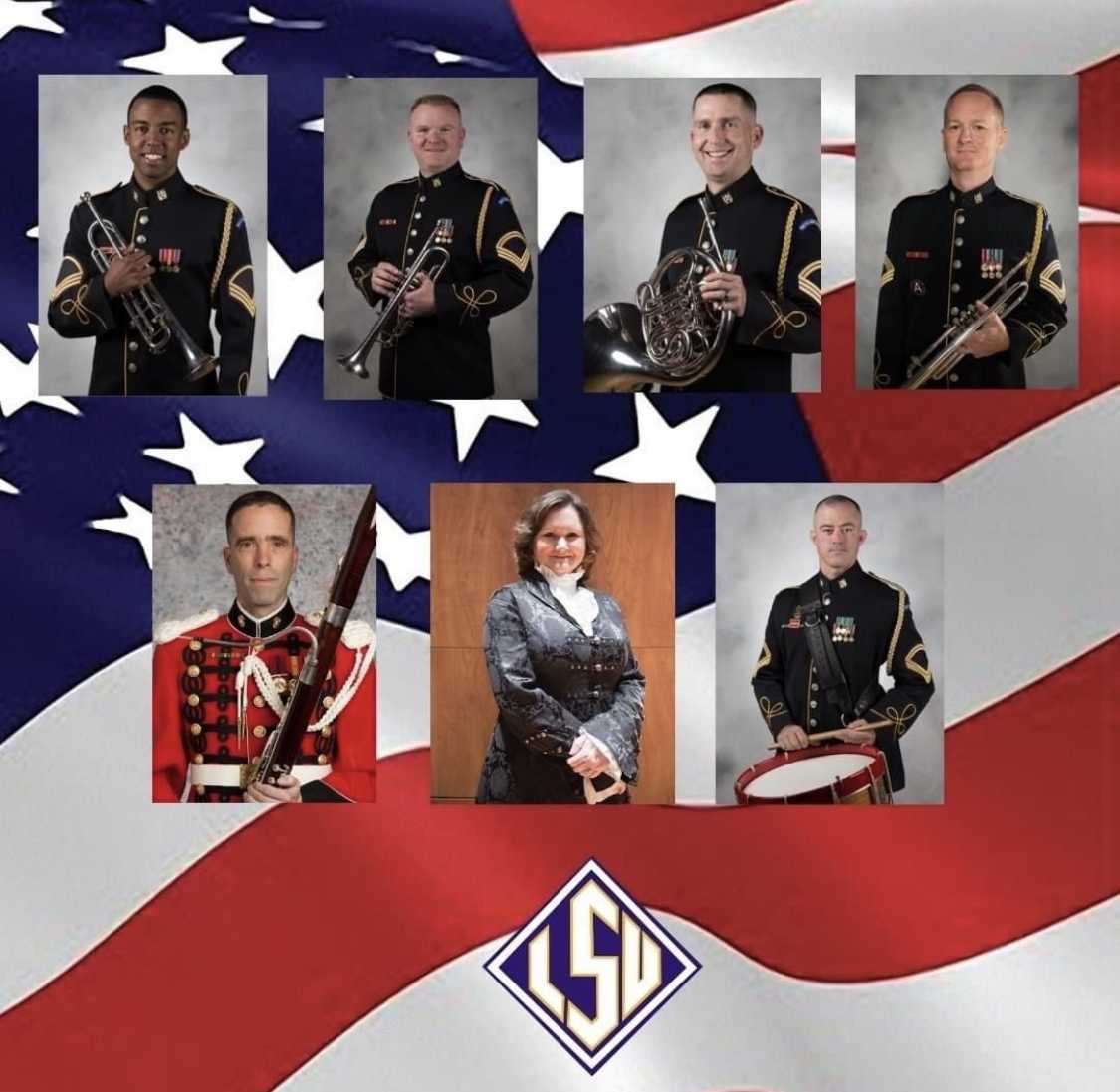 Top Row from left to right:Master Sergeant Jason Sanders is secondSergeant Major Graham Breedlove is the last (fourth)&#160;Bottom Row from left to right:Master Sergeant Mike Hooke is last (third)&#160;