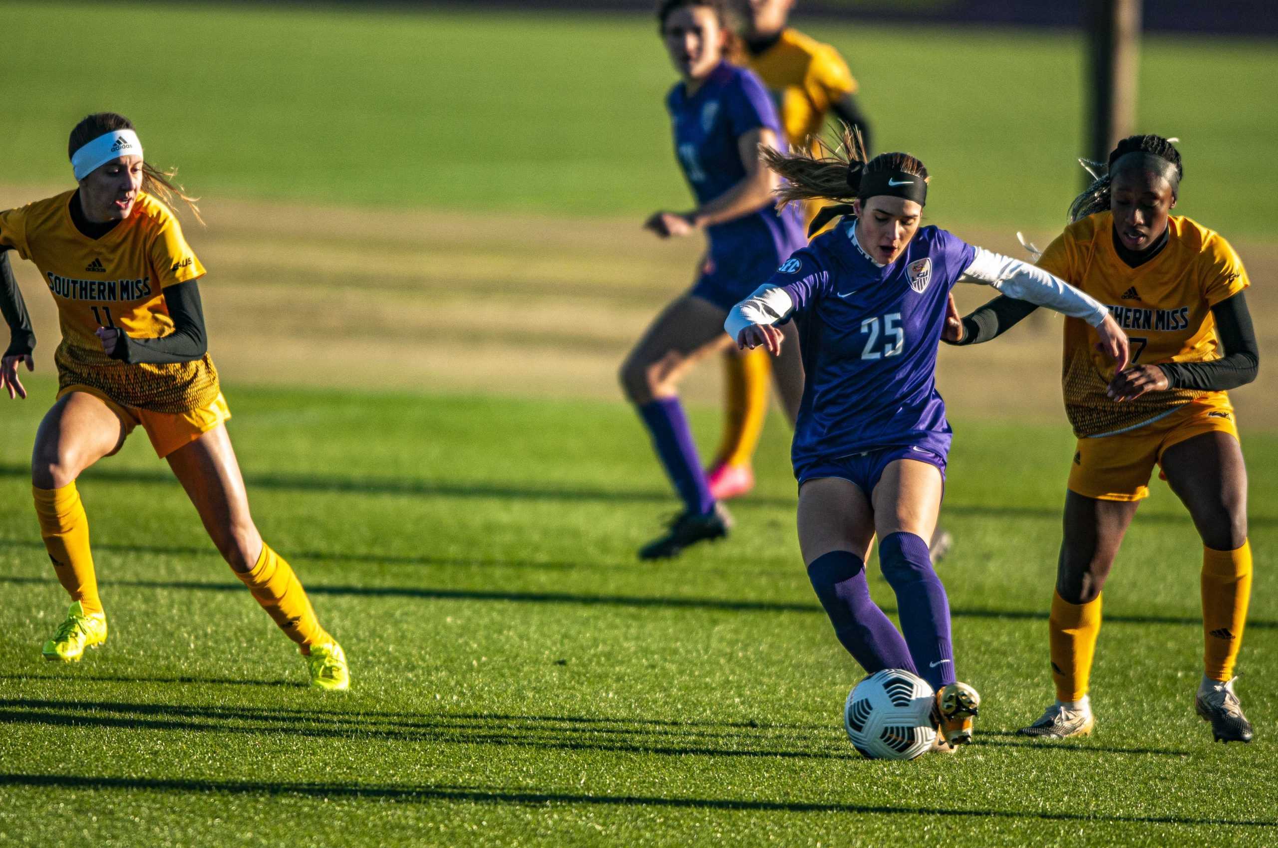 PHOTOS: LSU Soccer defeats Southern Miss