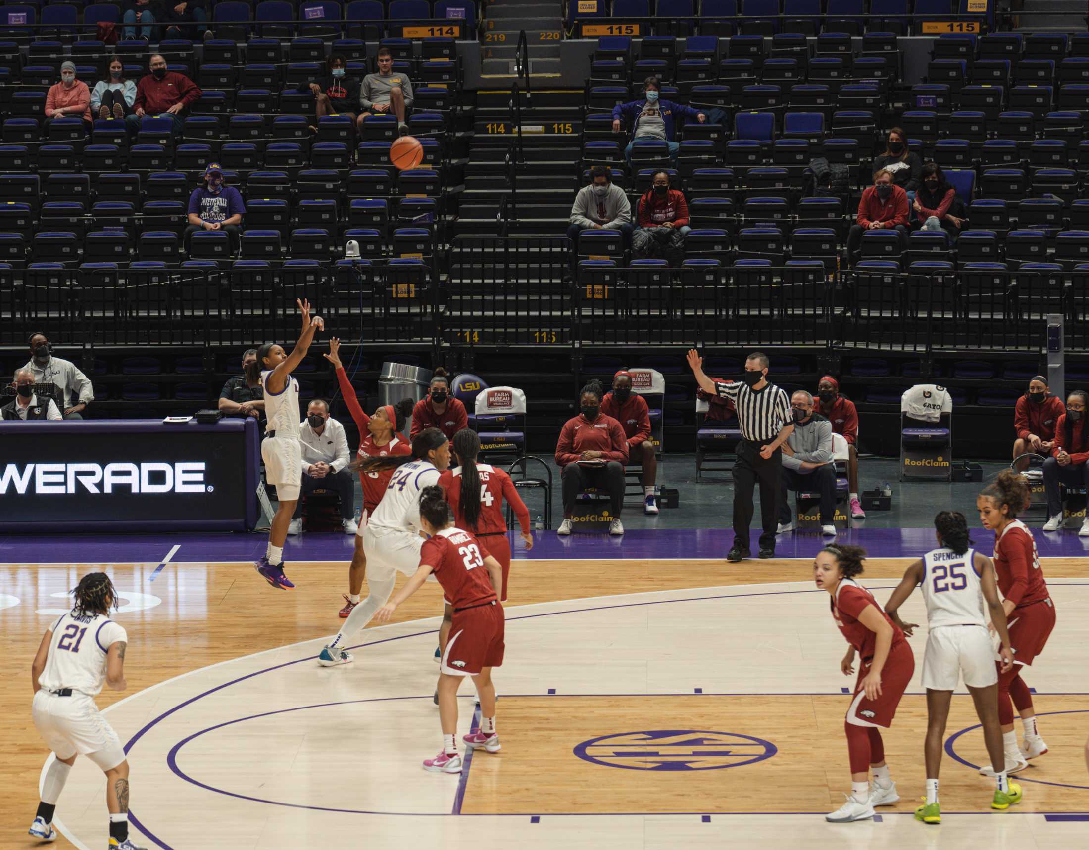 PHOTOS: LSU women's basketball falls to Arkansas