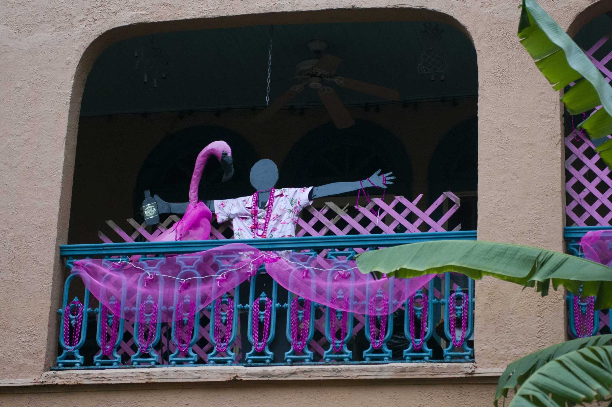 PHOTOS: Spanish Town neighborhood celebrates Mardi Gras with "Pretty in Pink" house decorations