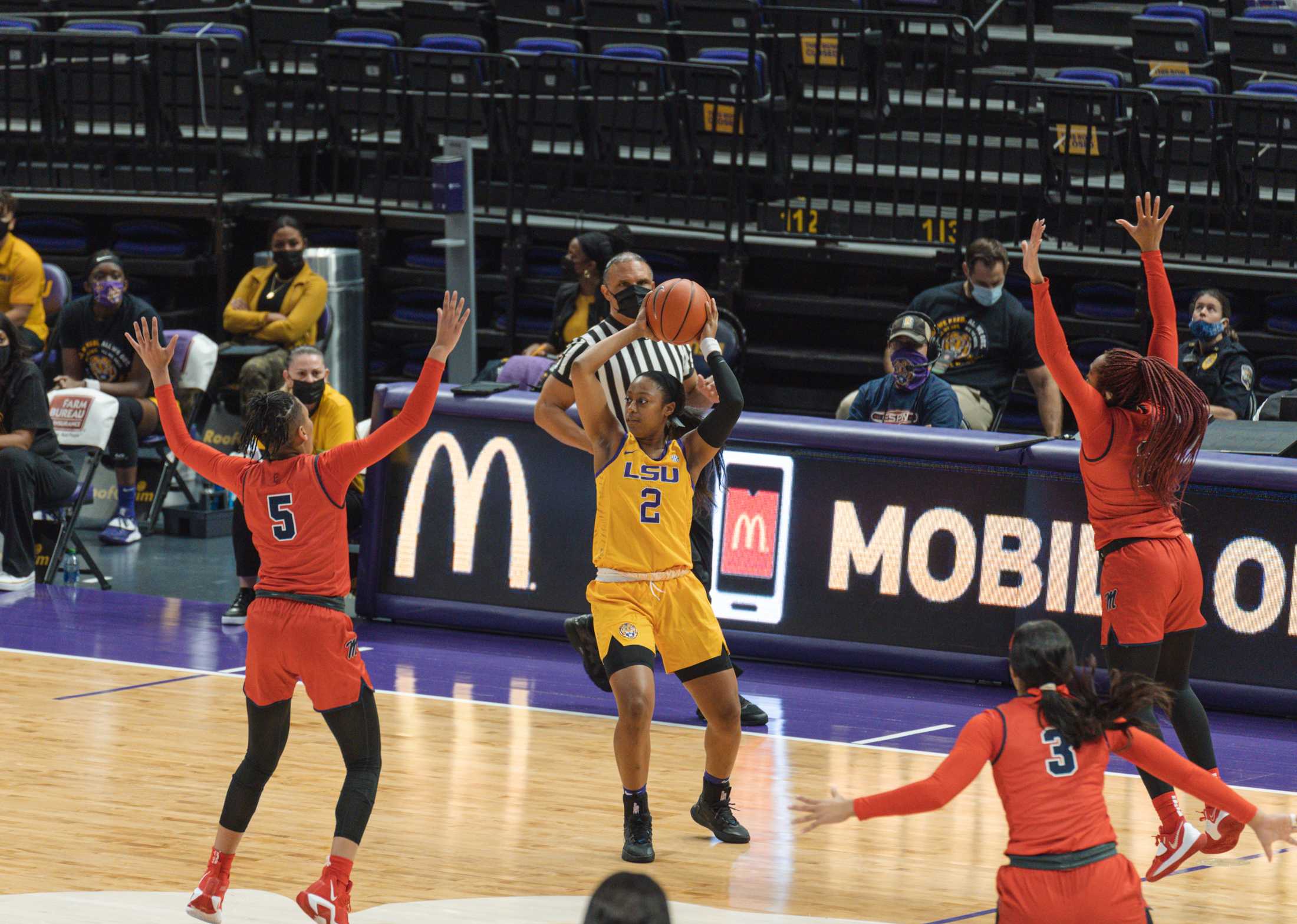 PHOTOS: LSU women's basketball defeats Ole Miss in overtime