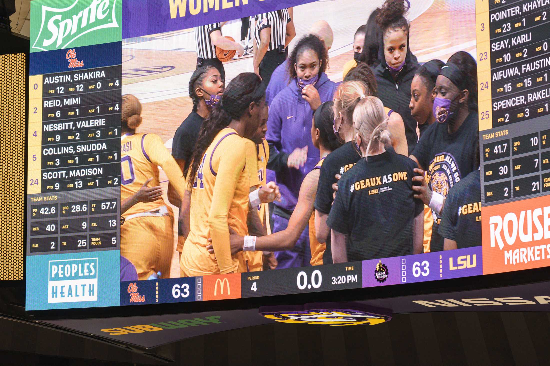 PHOTOS: LSU women's basketball defeats Ole Miss in overtime