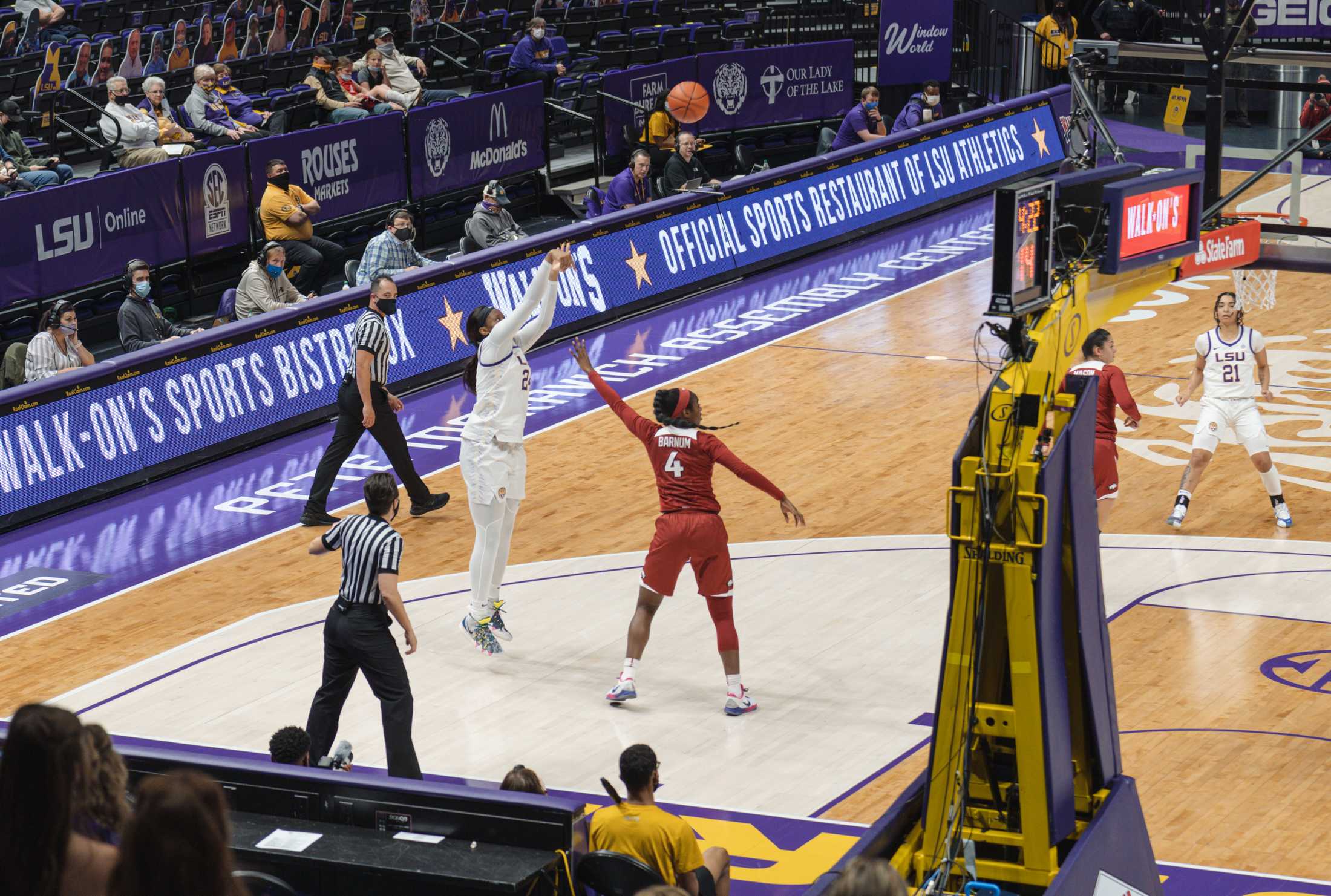 PHOTOS: LSU women's basketball falls to Arkansas