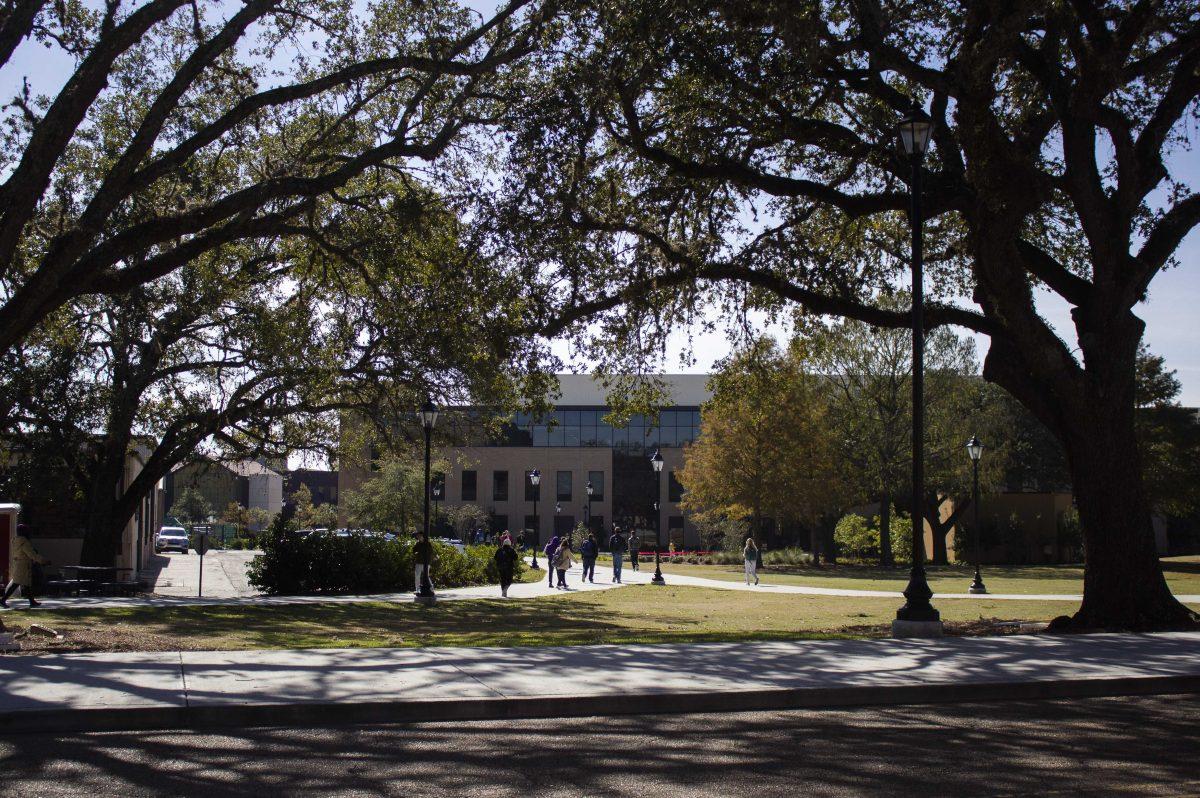 Patrick F. Taylor Hall sits on South Quad Drive, Baton Rouge on Thursday, Nov. 14, 2019.