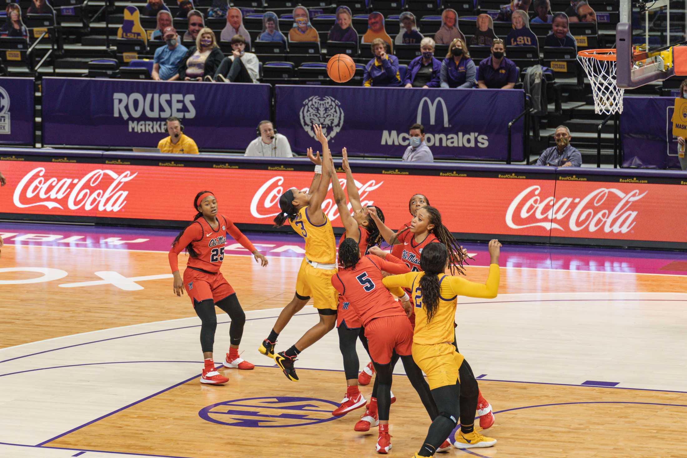 PHOTOS: LSU women's basketball defeats Ole Miss in overtime