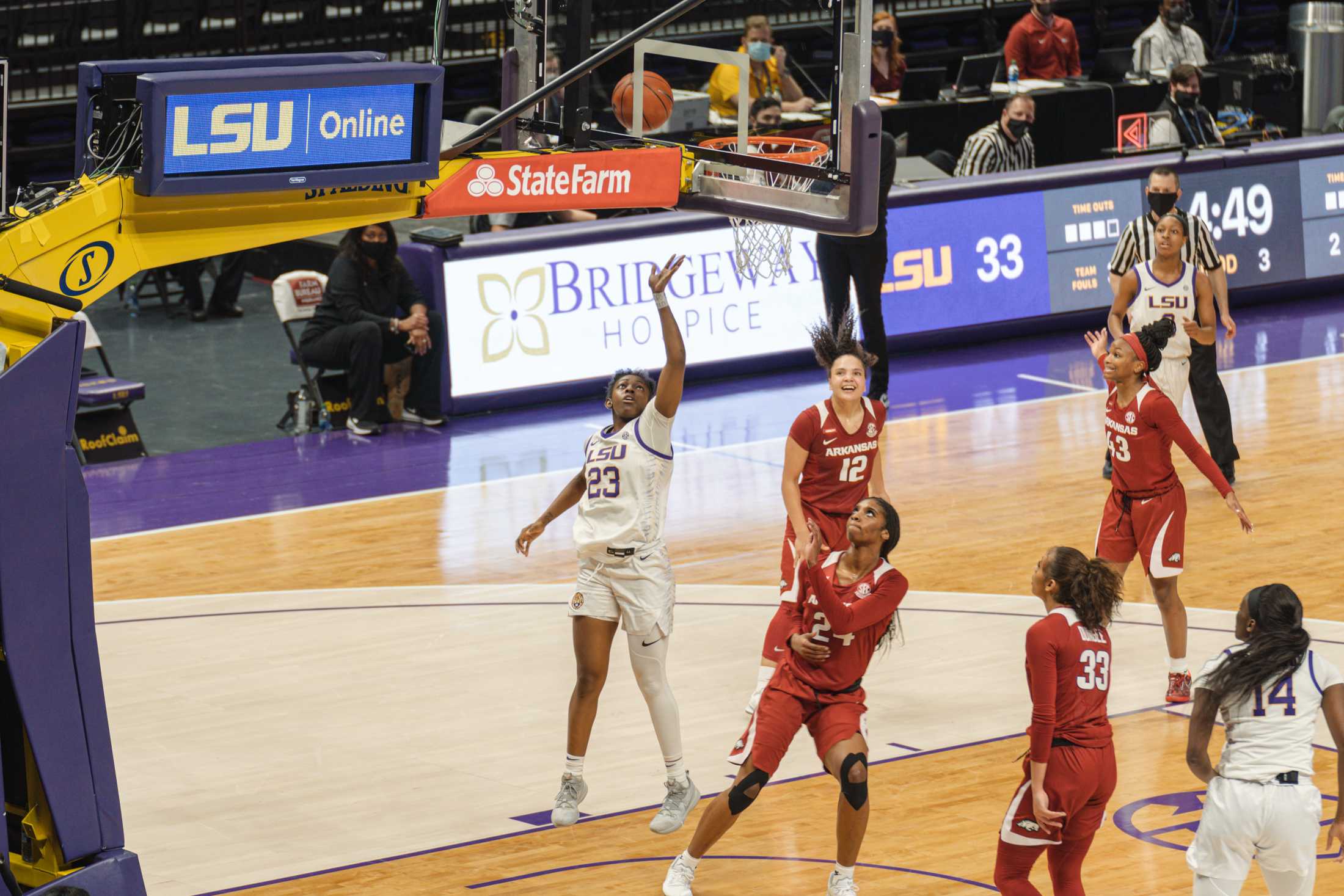 PHOTOS: LSU women's basketball falls to Arkansas