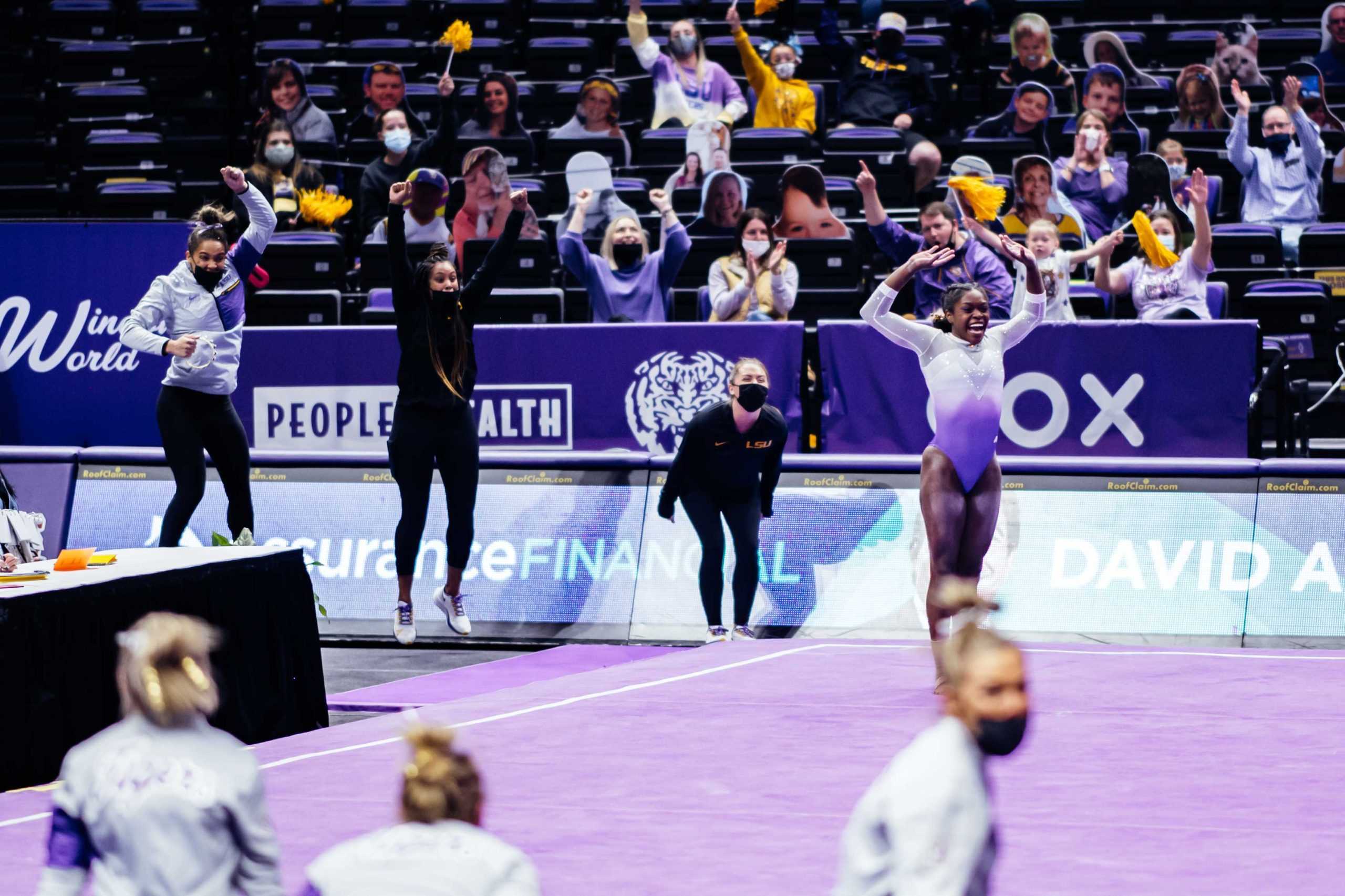 PHOTOS: No.3 LSU gymnastics holds senior night and defeats No. 22 Missouri