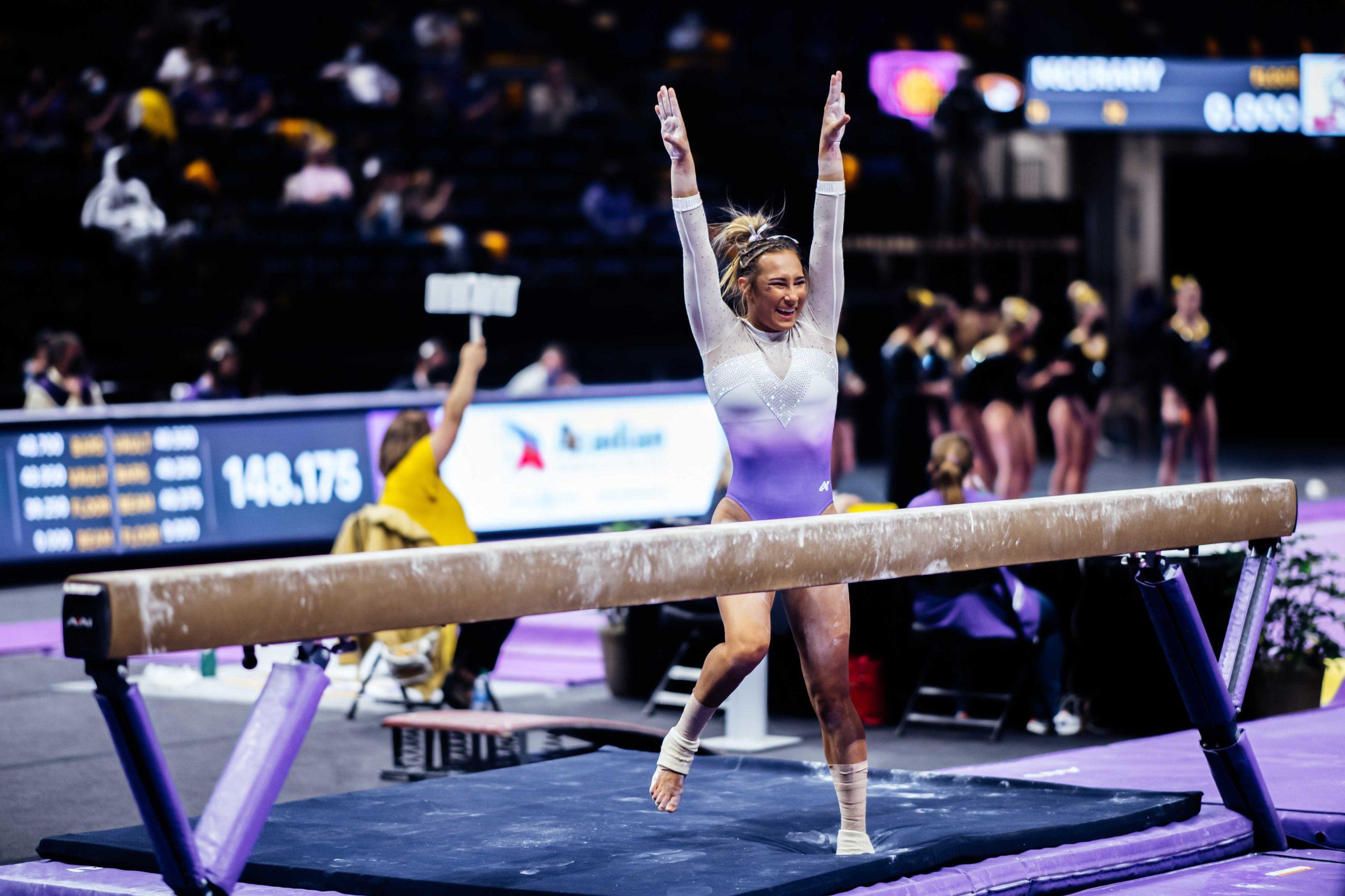 PHOTOS: No.3 LSU gymnastics holds senior night and defeats No. 22 Missouri