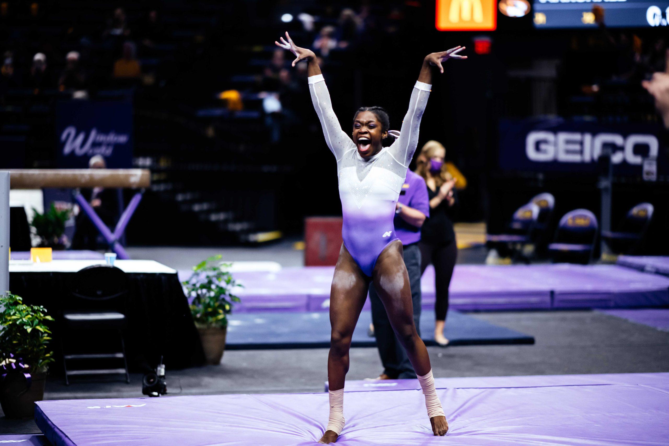 PHOTOS: No.3 LSU gymnastics holds senior night and defeats No. 22 Missouri